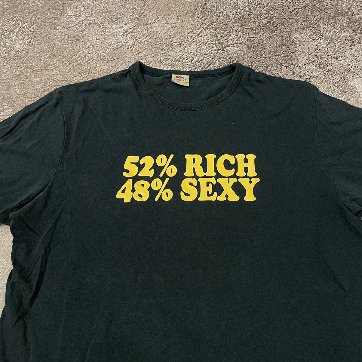 Vintage Vintage 90s Graphic Tee Humor Swag Streetwear Black Faded L Size US L / EU 52-54 / 3 - 5 Thumbnail