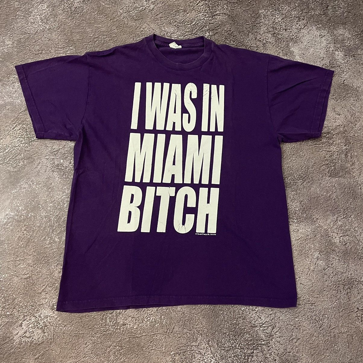 Band Tees VINTAGE 90S HUMOR TEE “ I WAS IN MIAMI BITCH “ BUYMYSTUFF Size US XL / EU 56 / 4 - 2 Thumbnail
