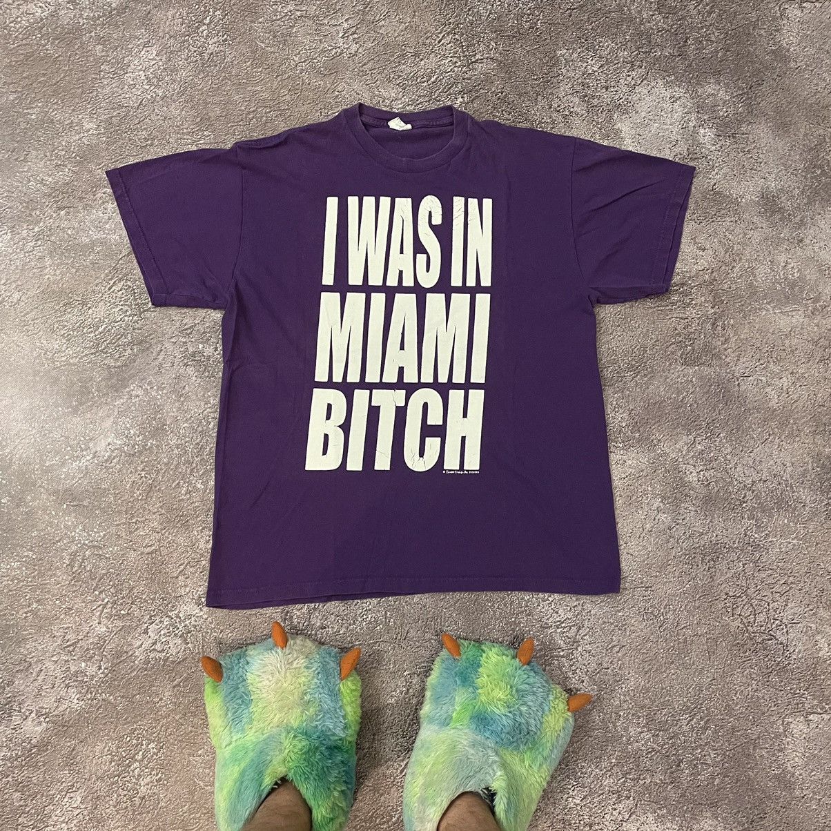 Band Tees VINTAGE 90S HUMOR TEE “ I WAS IN MIAMI BITCH “ BUYMYSTUFF Size US XL / EU 56 / 4 - 1 Thumbnail