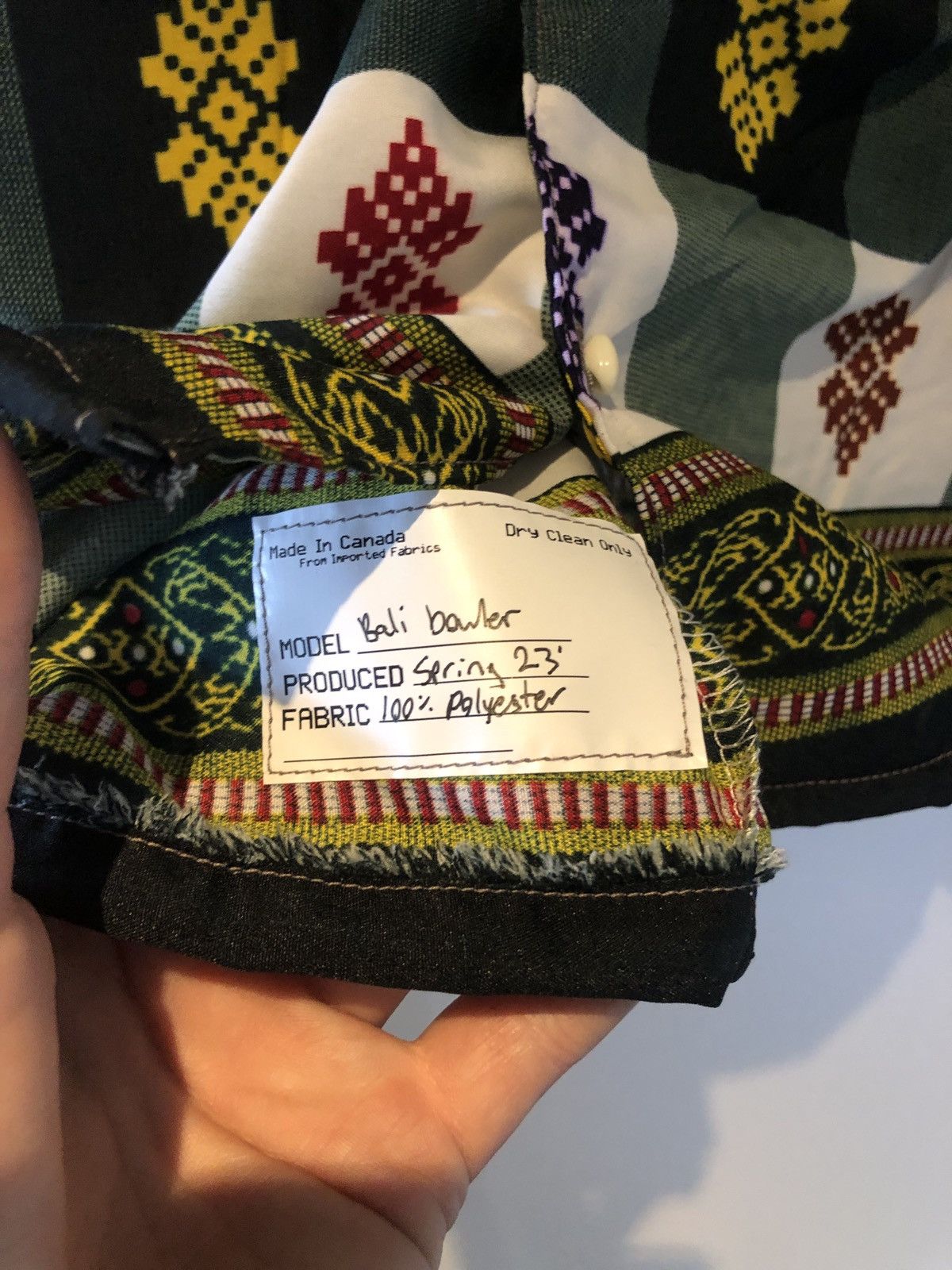 Chorley × Handmade Chorley batik all over print Indonesian bowing shirt Size US L / EU 52-54 / 3 - 4 Thumbnail