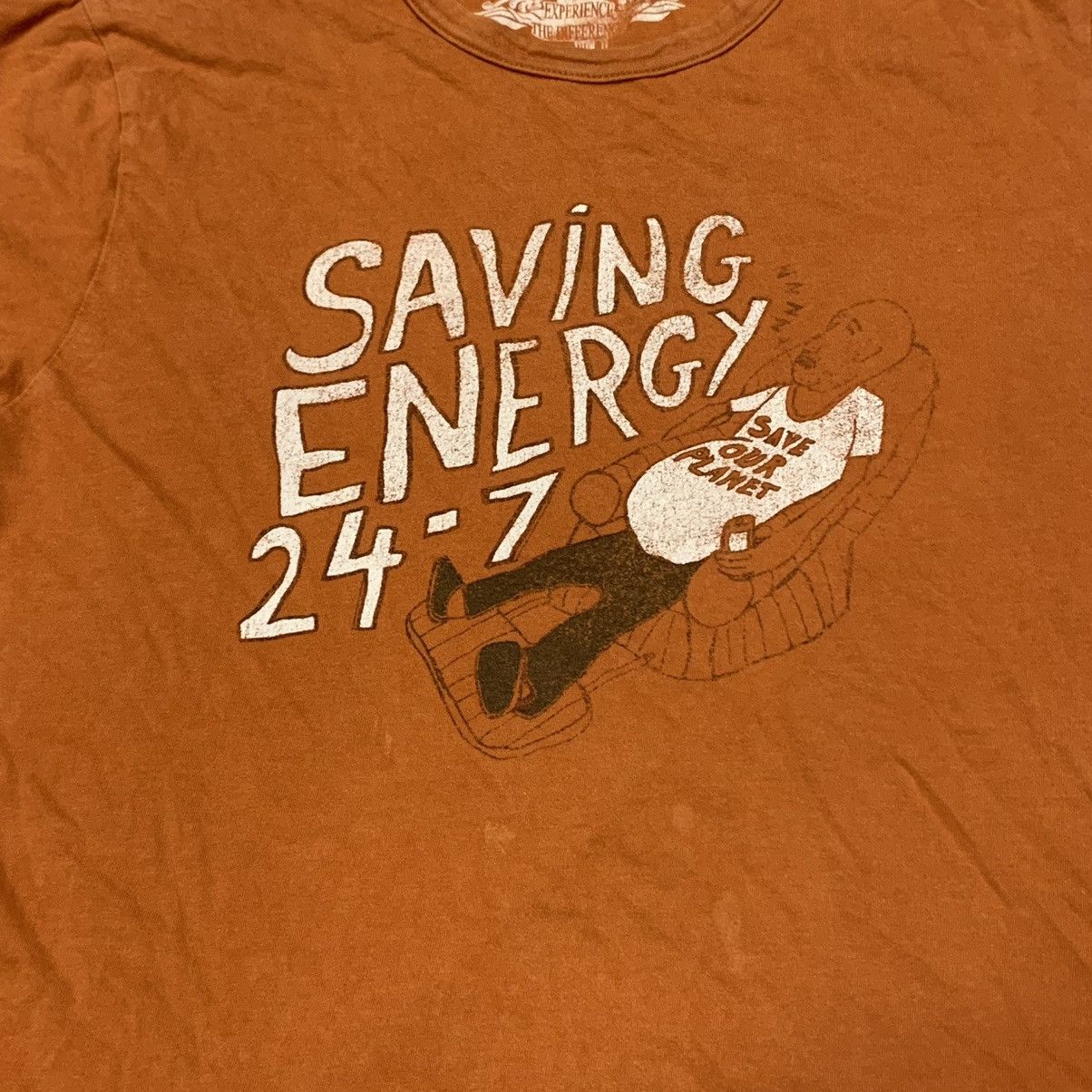 Vintage Vintage 90s Graphic Tee Sun Faded Streetwear Humor Skate L Size US L / EU 52-54 / 3 - 4 Thumbnail