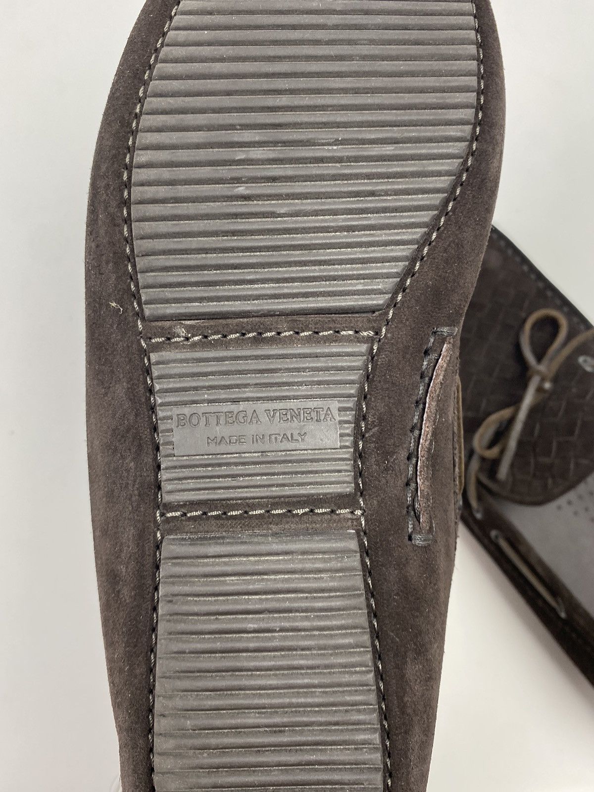 Bottega Veneta Bottega Venetta Intrecciato Suede Driver Mocassin Shoes Size US 7.5 / EU 40-41 - 15 Thumbnail