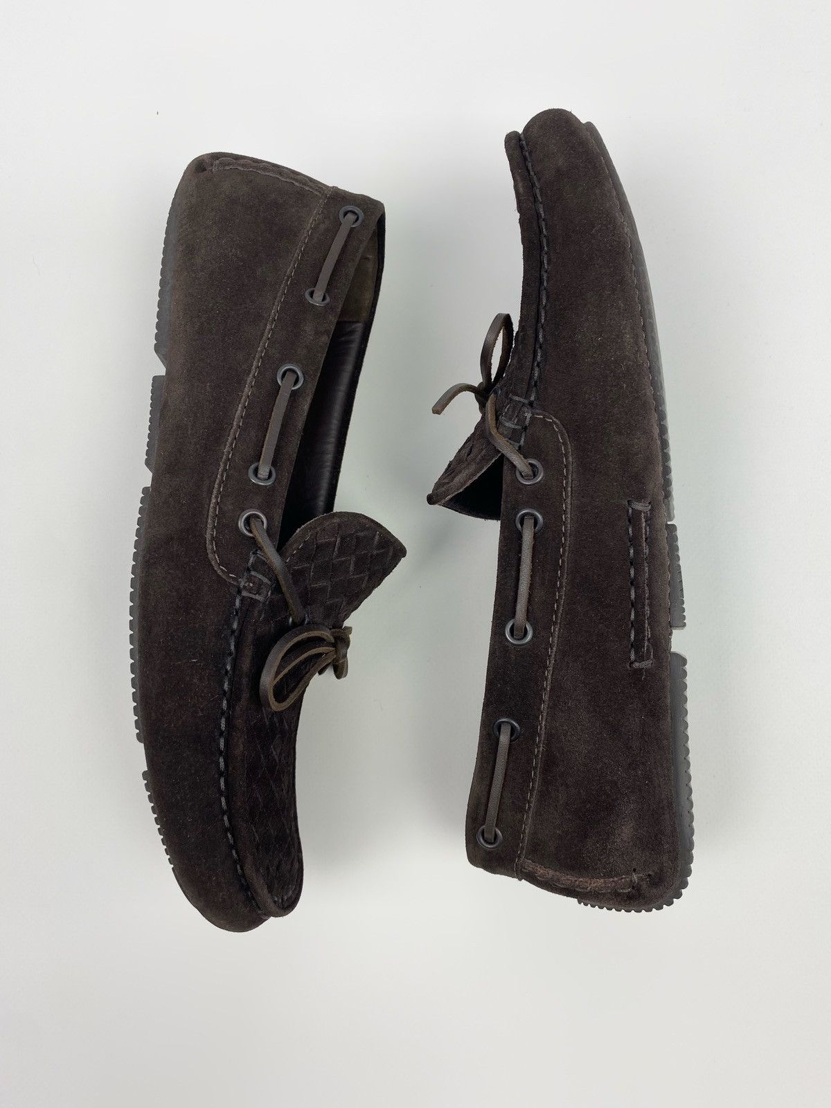 Bottega Veneta Bottega Venetta Intrecciato Suede Driver Mocassin Shoes Size US 7.5 / EU 40-41 - 5 Thumbnail