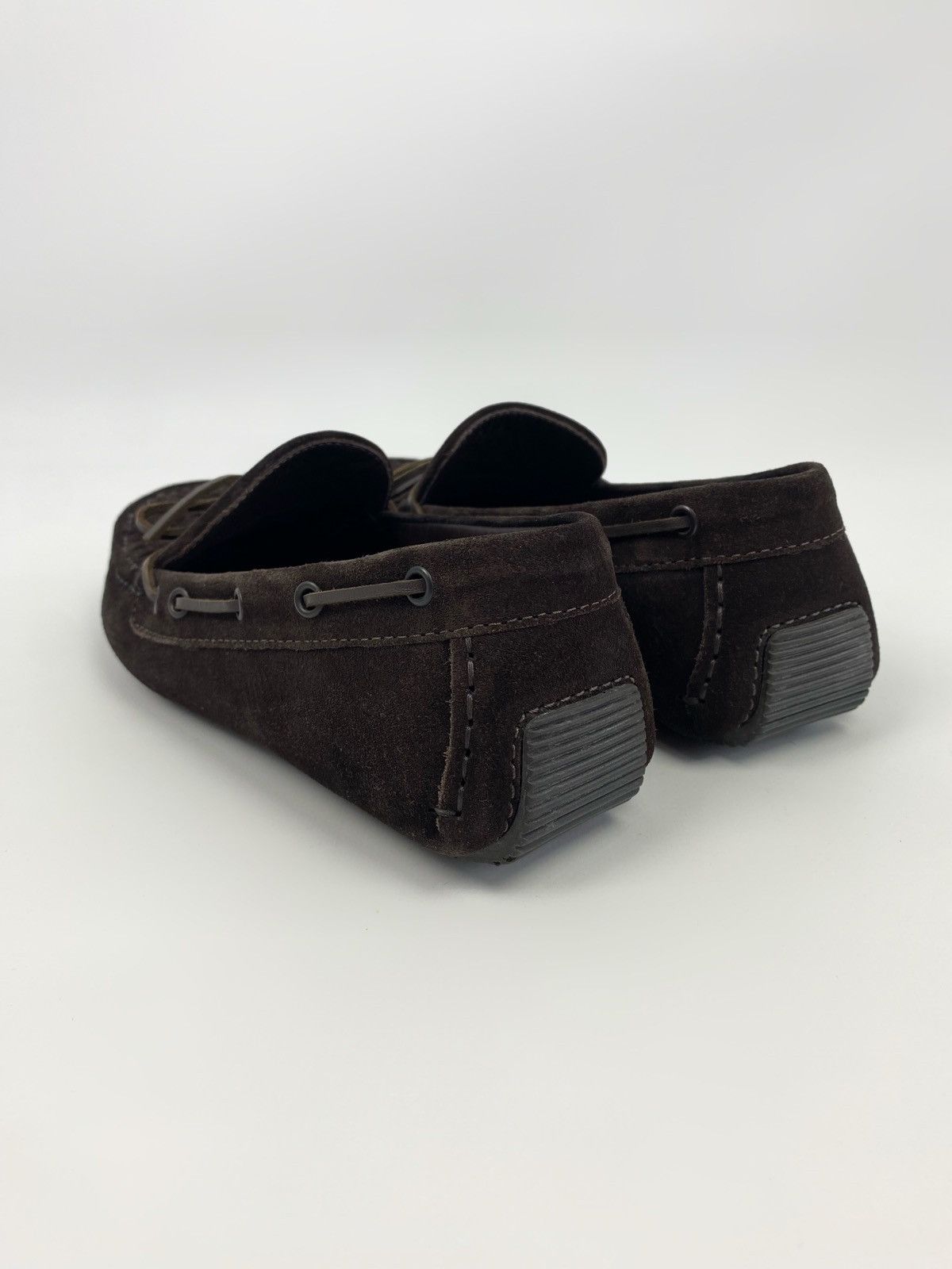 Bottega Veneta Bottega Venetta Intrecciato Suede Driver Mocassin Shoes Size US 7.5 / EU 40-41 - 13 Thumbnail