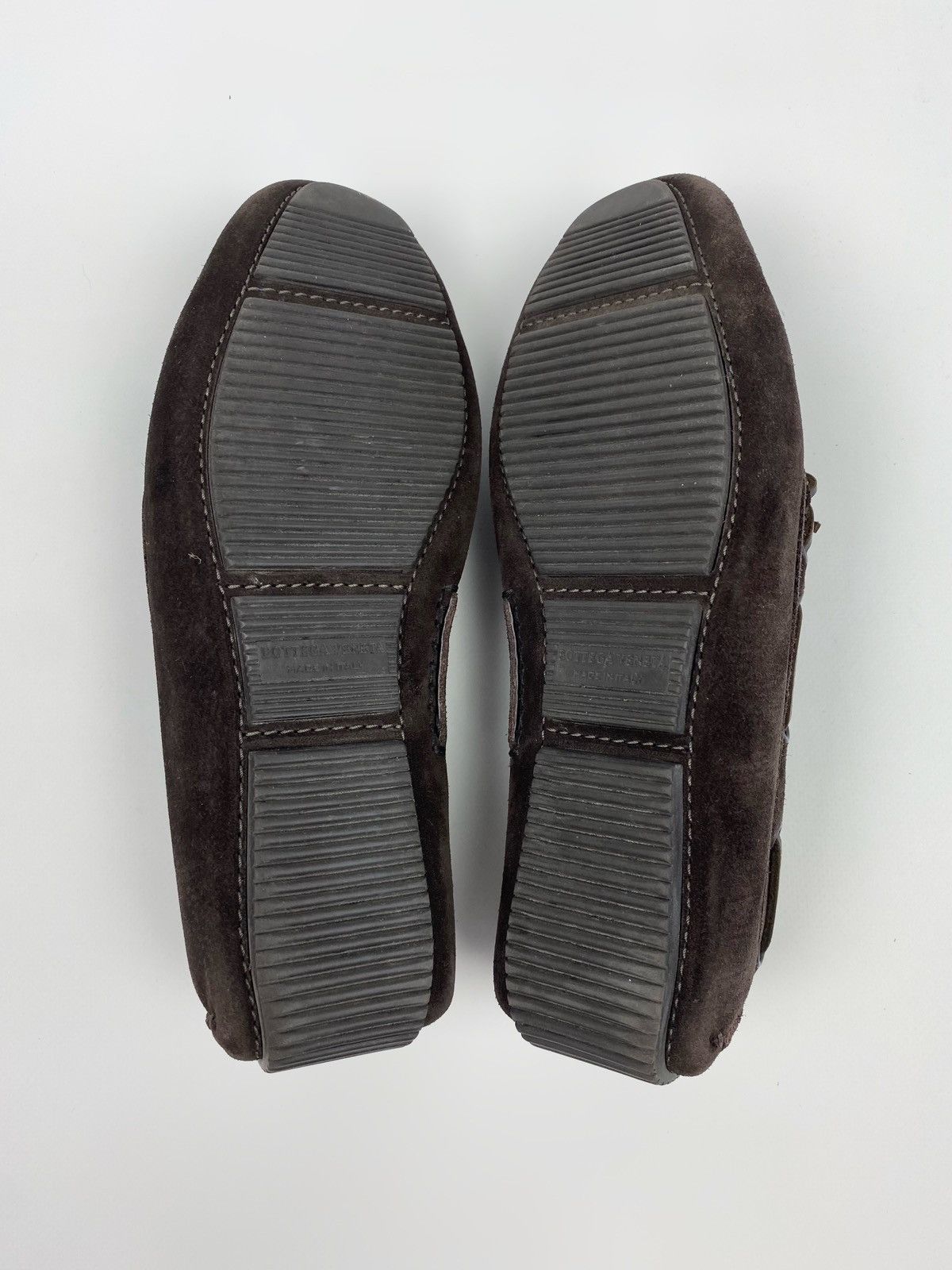 Bottega Veneta Bottega Venetta Intrecciato Suede Driver Mocassin Shoes Size US 7.5 / EU 40-41 - 14 Thumbnail