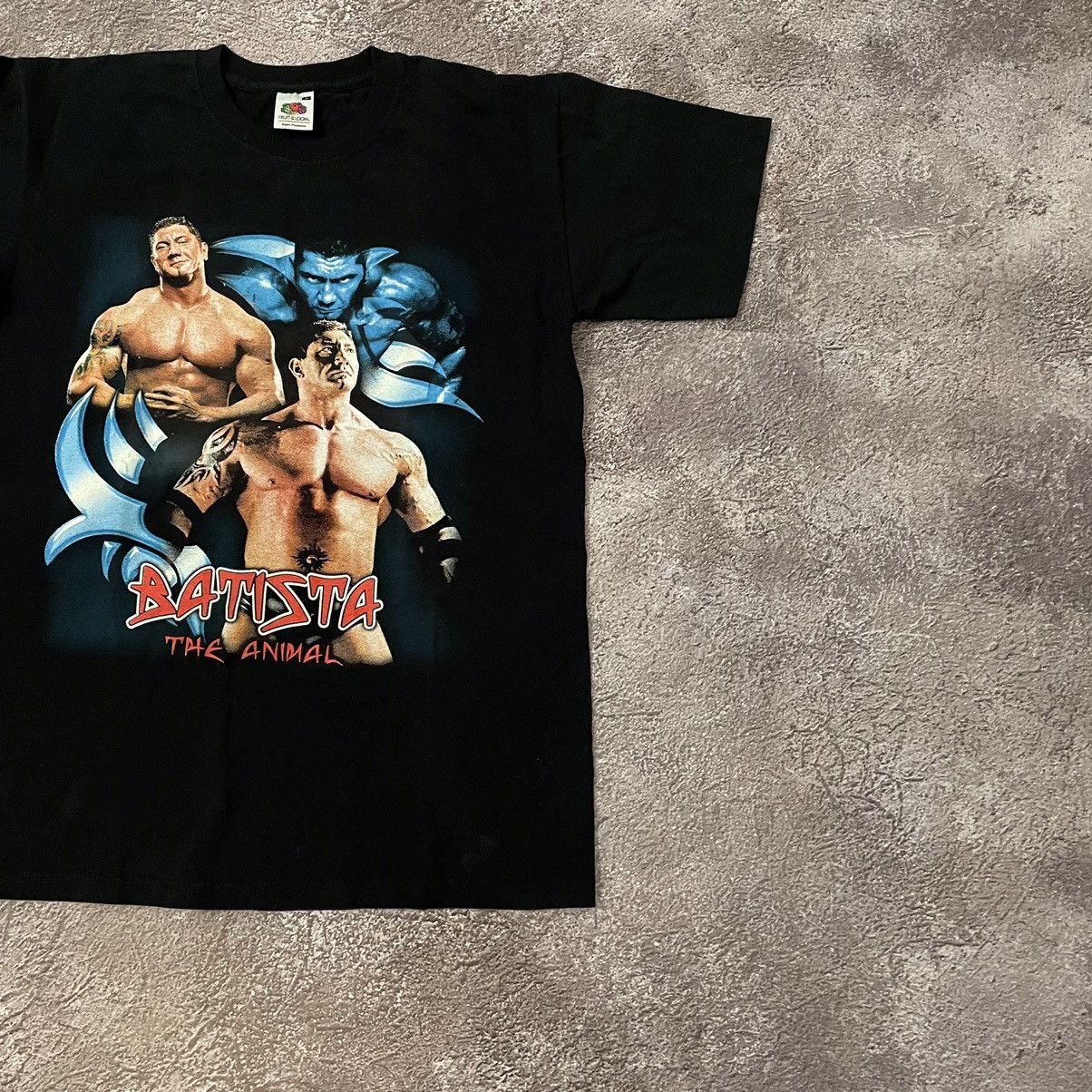 Vintage Vintage 90s Y2K Wrestling Graphic Tee Batista Promo Punk M Size US M / EU 48-50 / 2 - 3 Thumbnail