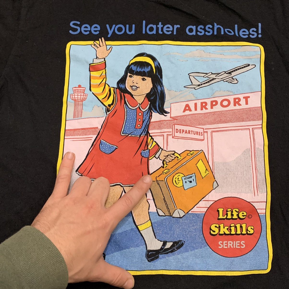 Vintage Vintage Y2K Graphic Tee Humor Print Streetwear Skate Baggy M Size US M / EU 48-50 / 2 - 6 Thumbnail