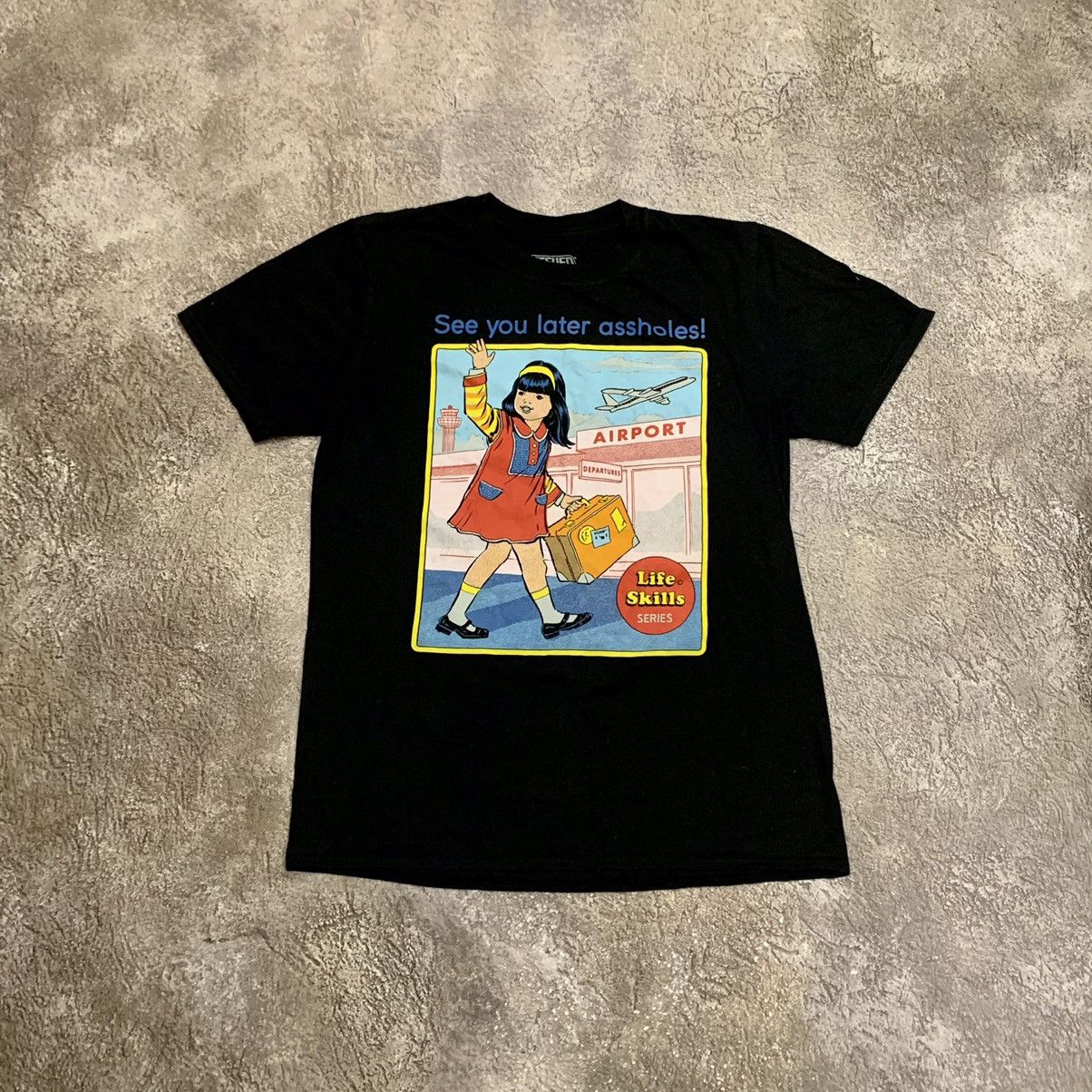 Vintage Vintage Y2K Graphic Tee Humor Print Streetwear Skate Baggy M Size US M / EU 48-50 / 2 - 1 Thumbnail