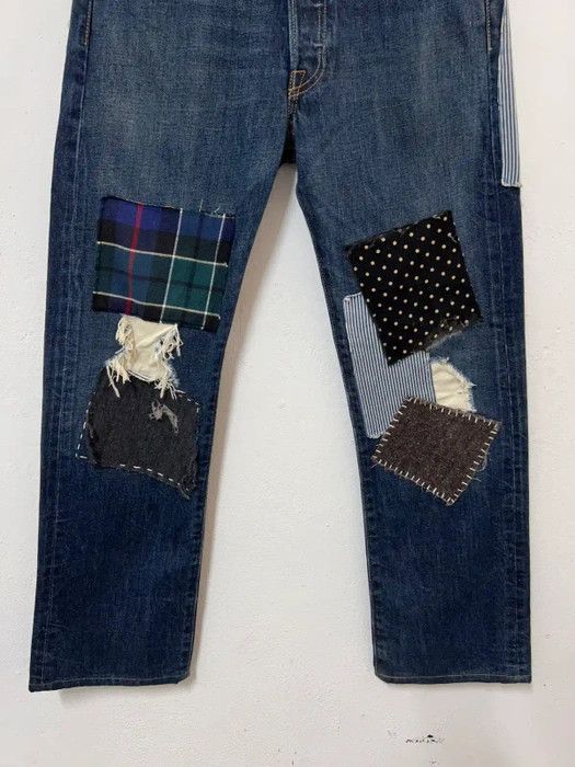 Levi's Made & Crafted Levi’s Patchwork Design Denim Pant Size US 32 / EU 48 - 4 Thumbnail