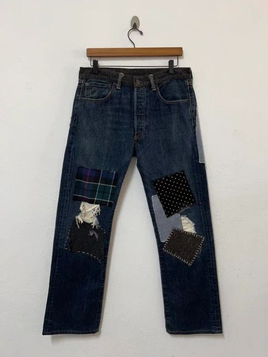 Levi's Made & Crafted Levi’s Patchwork Design Denim Pant Size US 32 / EU 48 - 2 Thumbnail
