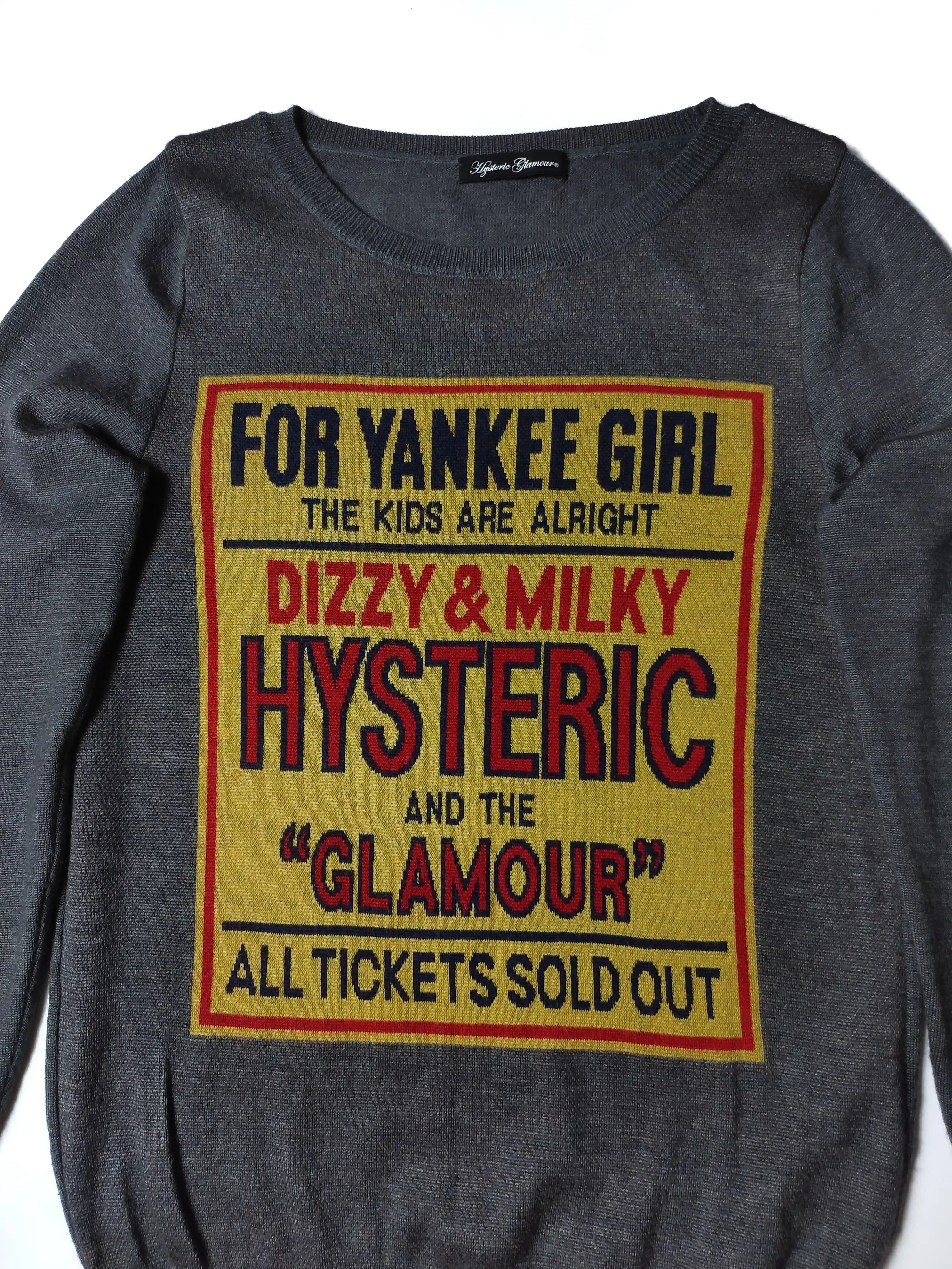 Hysteric Glamour Hysteric Glamour Yankee Girl Wool Sweater Size M / US 6-8 / IT 42-44 - 2 Thumbnail