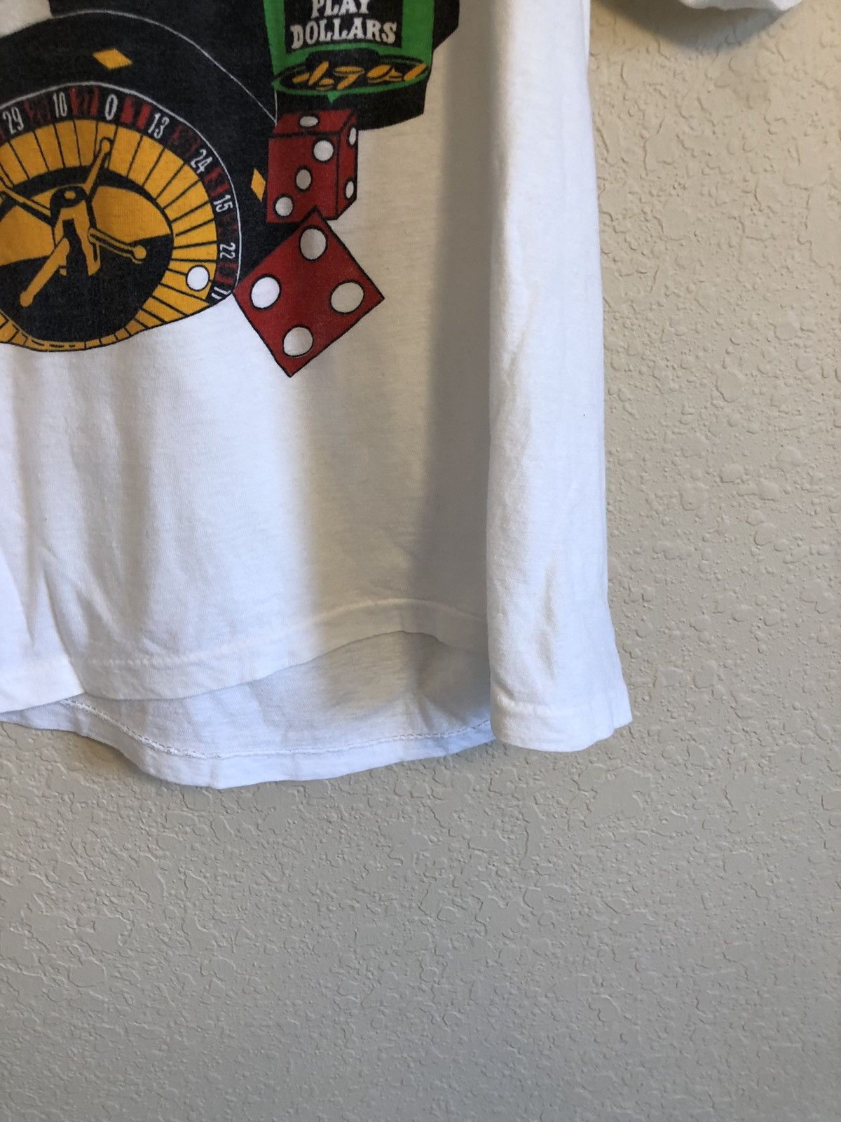 Vintage Thrashed Las Vegas Distressed Woman Casino Tee Size US L / EU 52-54 / 3 - 5 Thumbnail