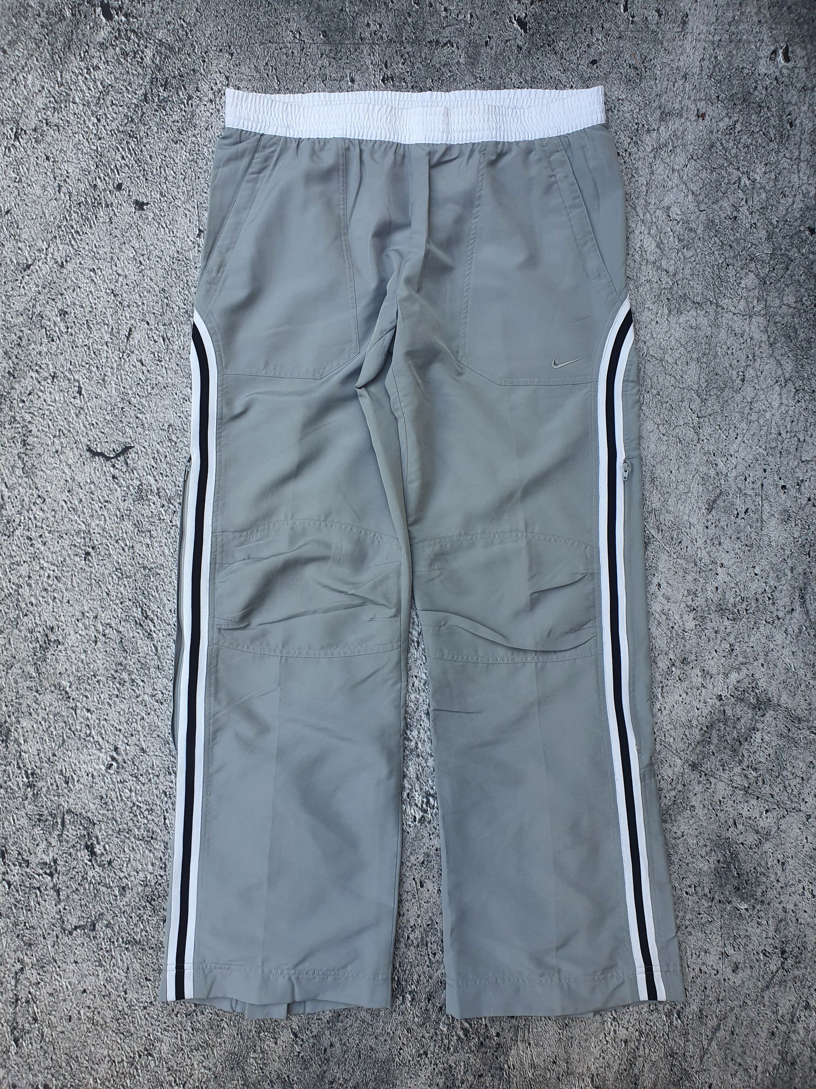 Nike Y2k nike wide leg flared track pants Size 32" / US 10 / IT 46 - 1 Thumbnail