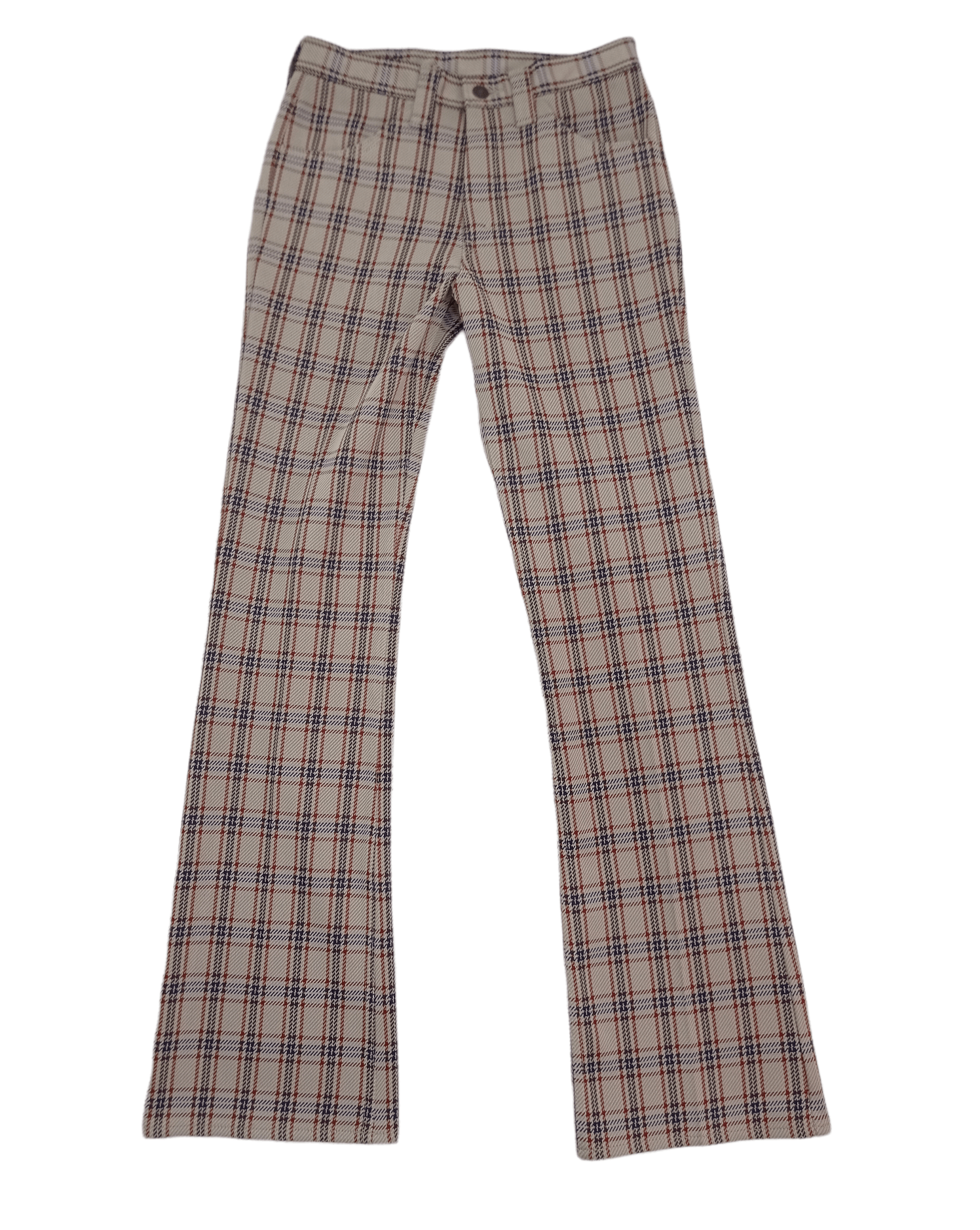 image of Deadstock Levi's Sta-Prest Flare Pants in Checkered, Men's (Size 29)