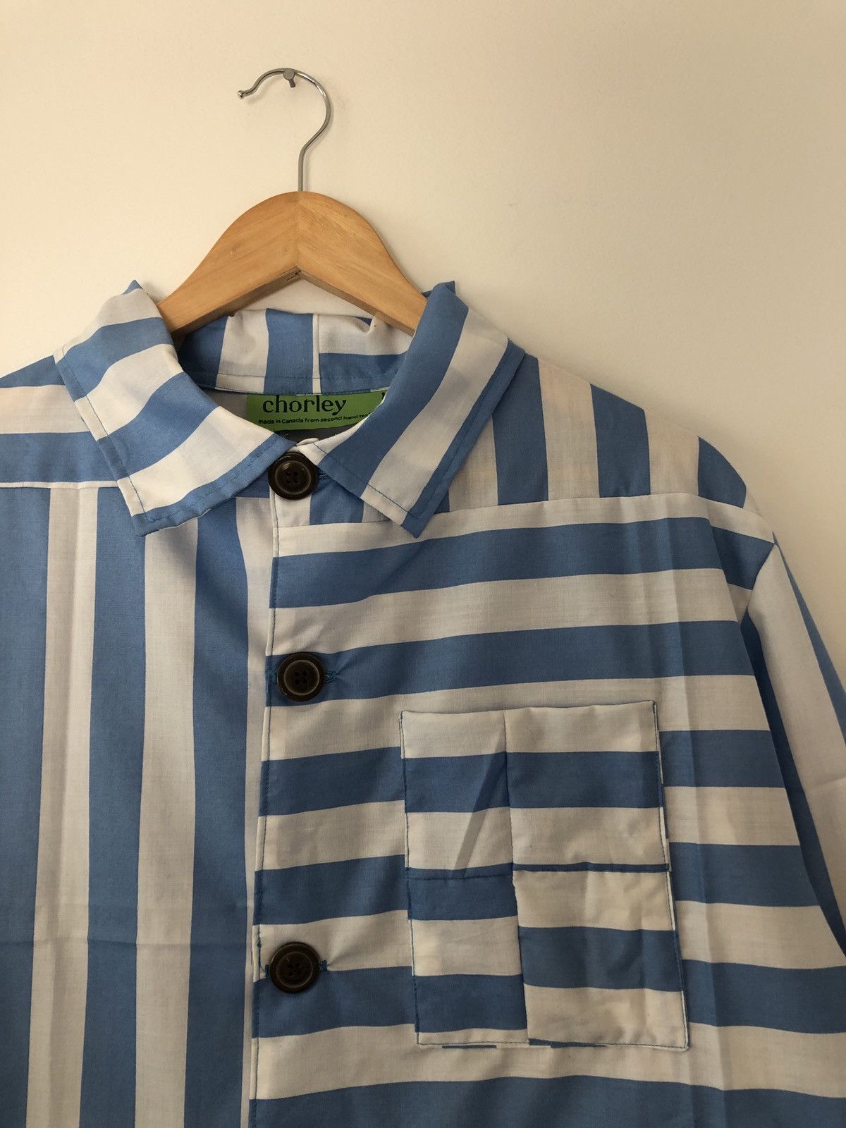 Chorley × Handmade Chorley zig zag striped patchwork chore work jacket Size US L / EU 52-54 / 3 - 2 Thumbnail