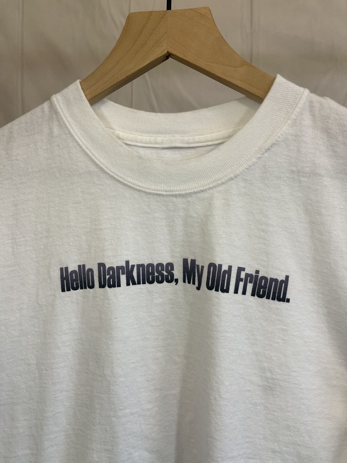 Vintage Hello Darkness Alcohol Tee Size US M / EU 48-50 / 2 - 1 Thumbnail