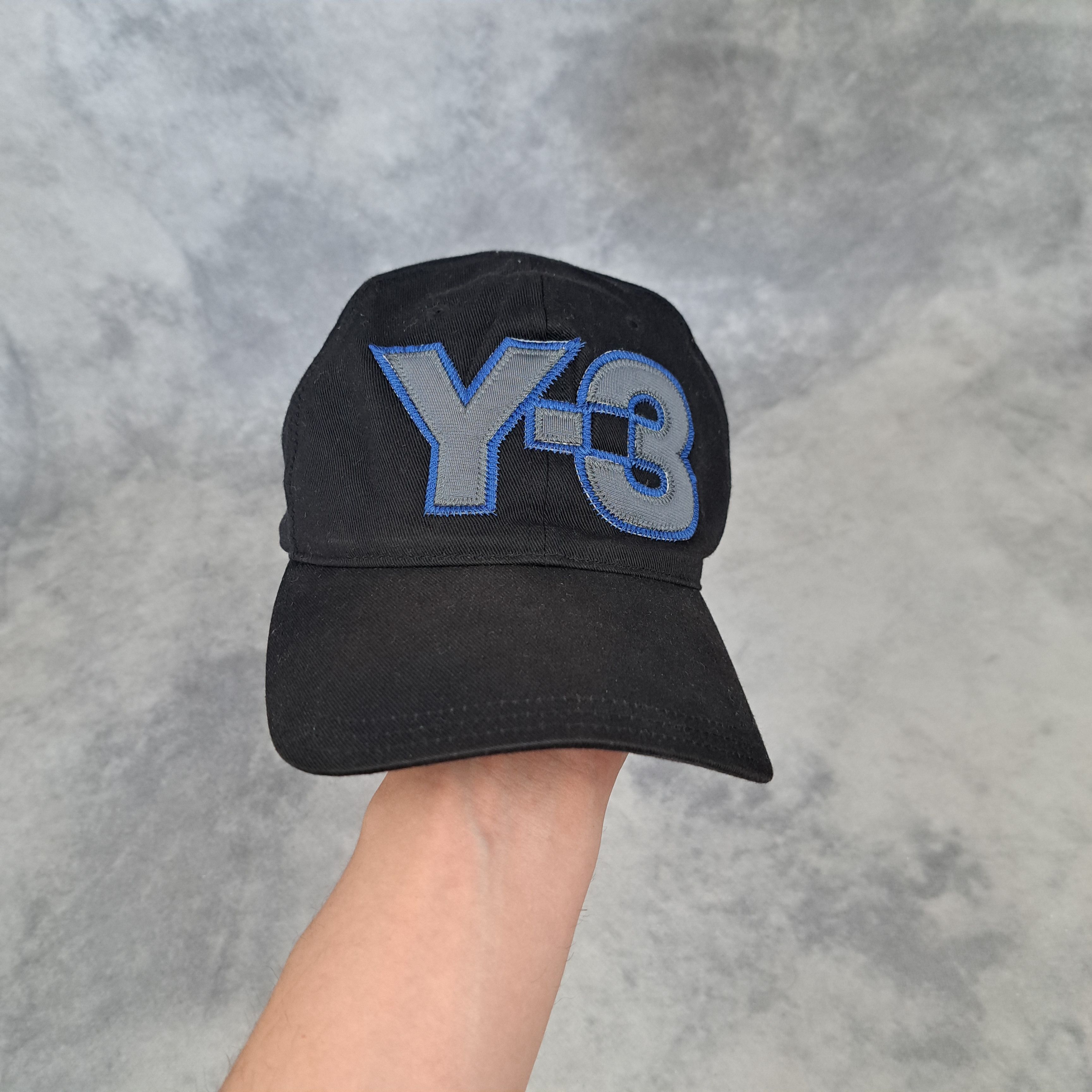 image of Y-3 Yohji Yamamoto X Adidas Logo Hat Full Cap Sample in Black, Men's