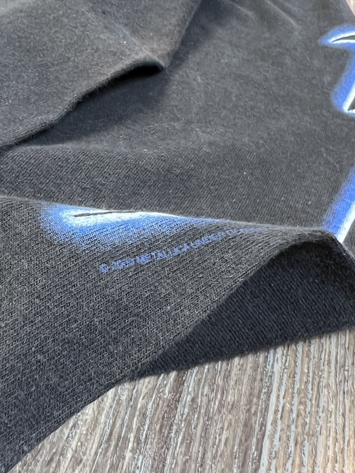 Band Tees Vintage 2000 Metallica lightning ⚡️ logo rare long sleeve Size US M / EU 48-50 / 2 - 9 Thumbnail