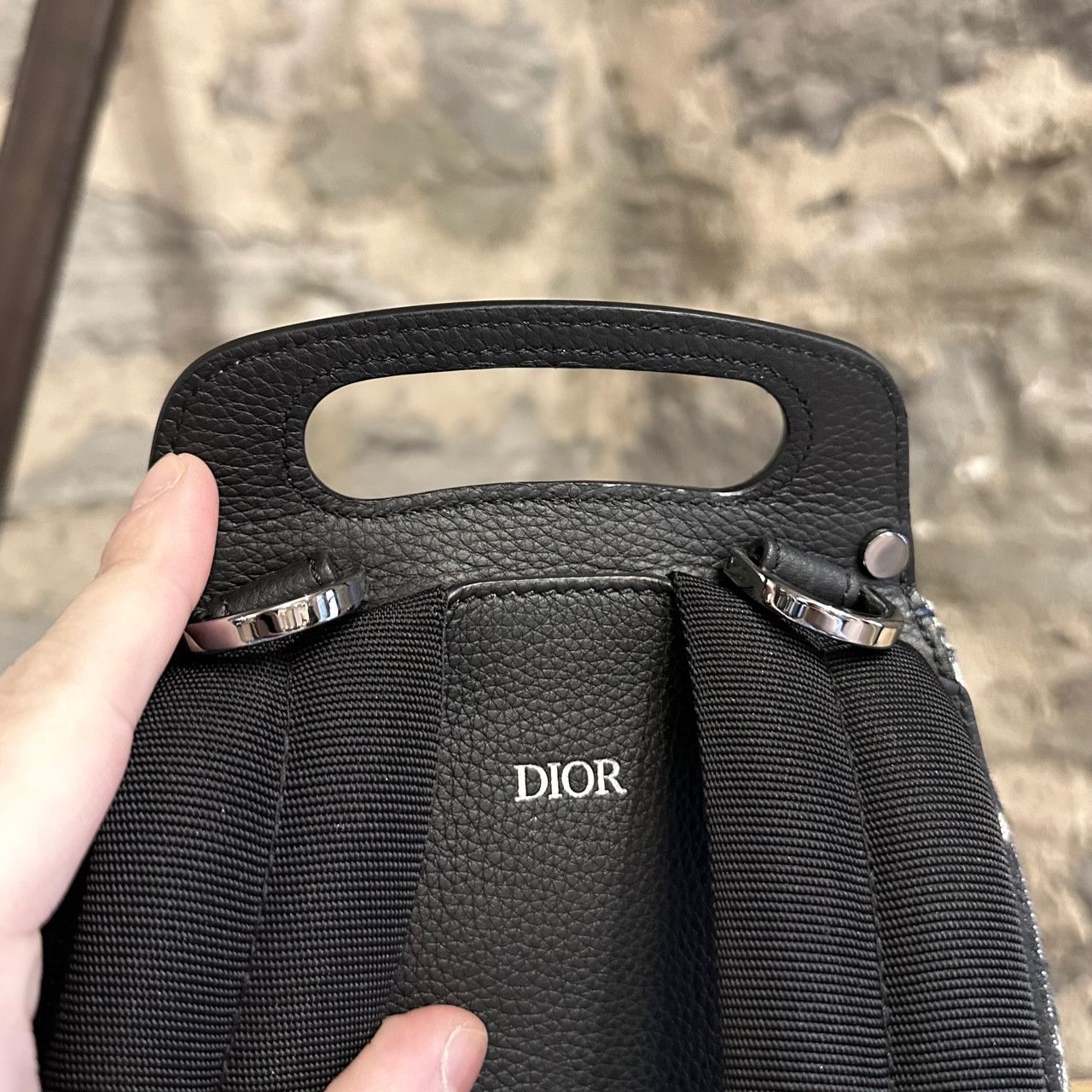 Dior Dior Oblique Grained Calfskin Mini Gallop Backpack Size ONE SIZE - 8 Thumbnail