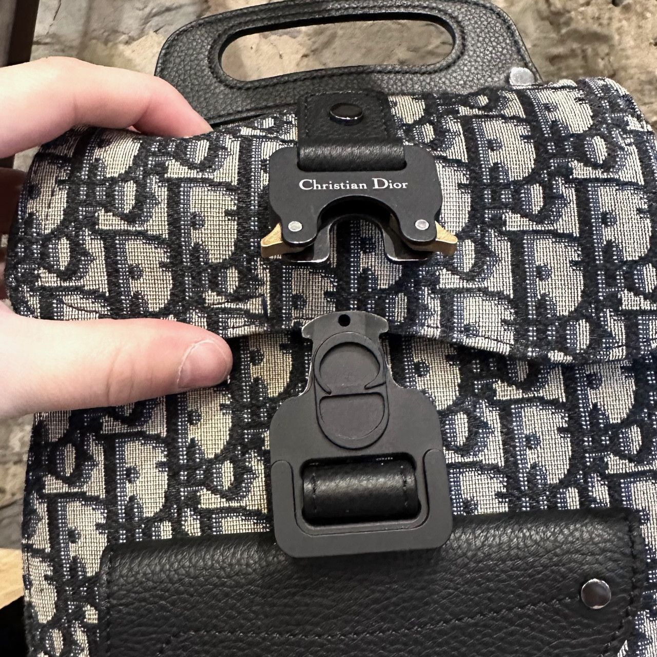 Dior Dior Oblique Grained Calfskin Mini Gallop Backpack Size ONE SIZE - 13 Thumbnail
