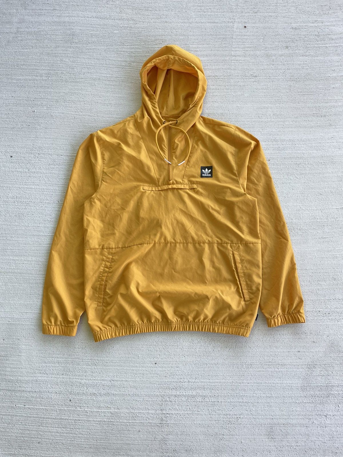 Adidas Adidas Mustard Yellow Rain Jacket Grailed