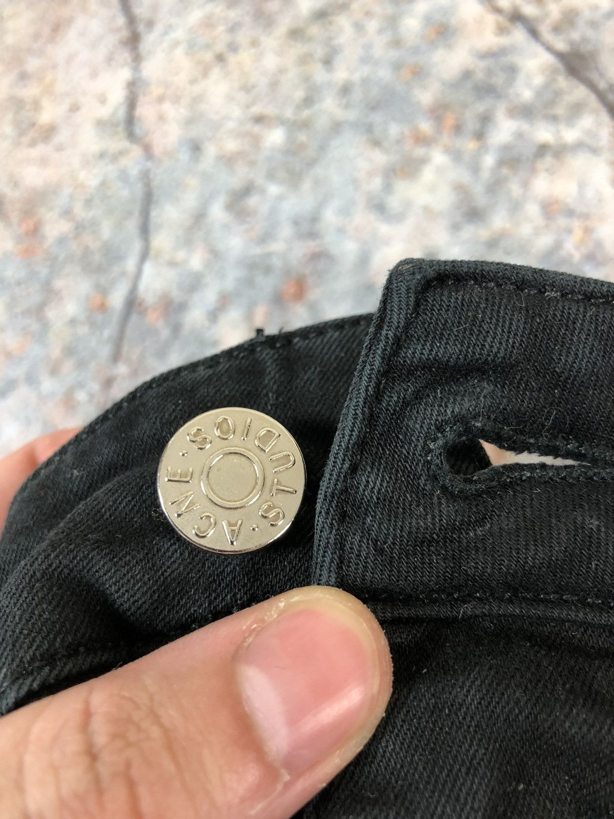 Acne Studios Acne studios black denim pants Size US 27 - 6 Thumbnail