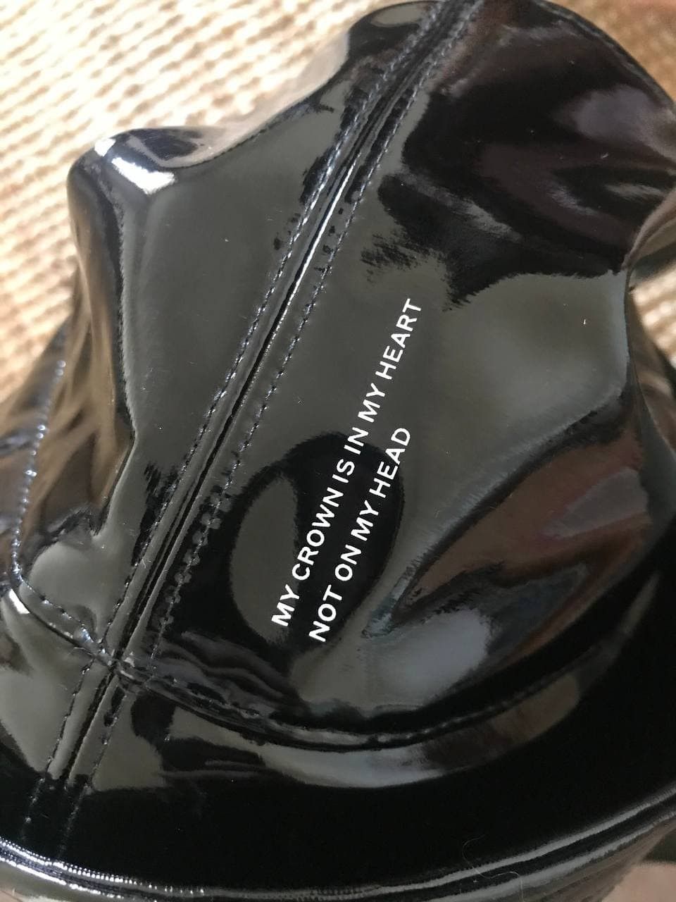 Burberry Burberry Vinyl Rain Hat from SS19 by Ricardo Tisci (0148) Size ONE SIZE - 9 Thumbnail