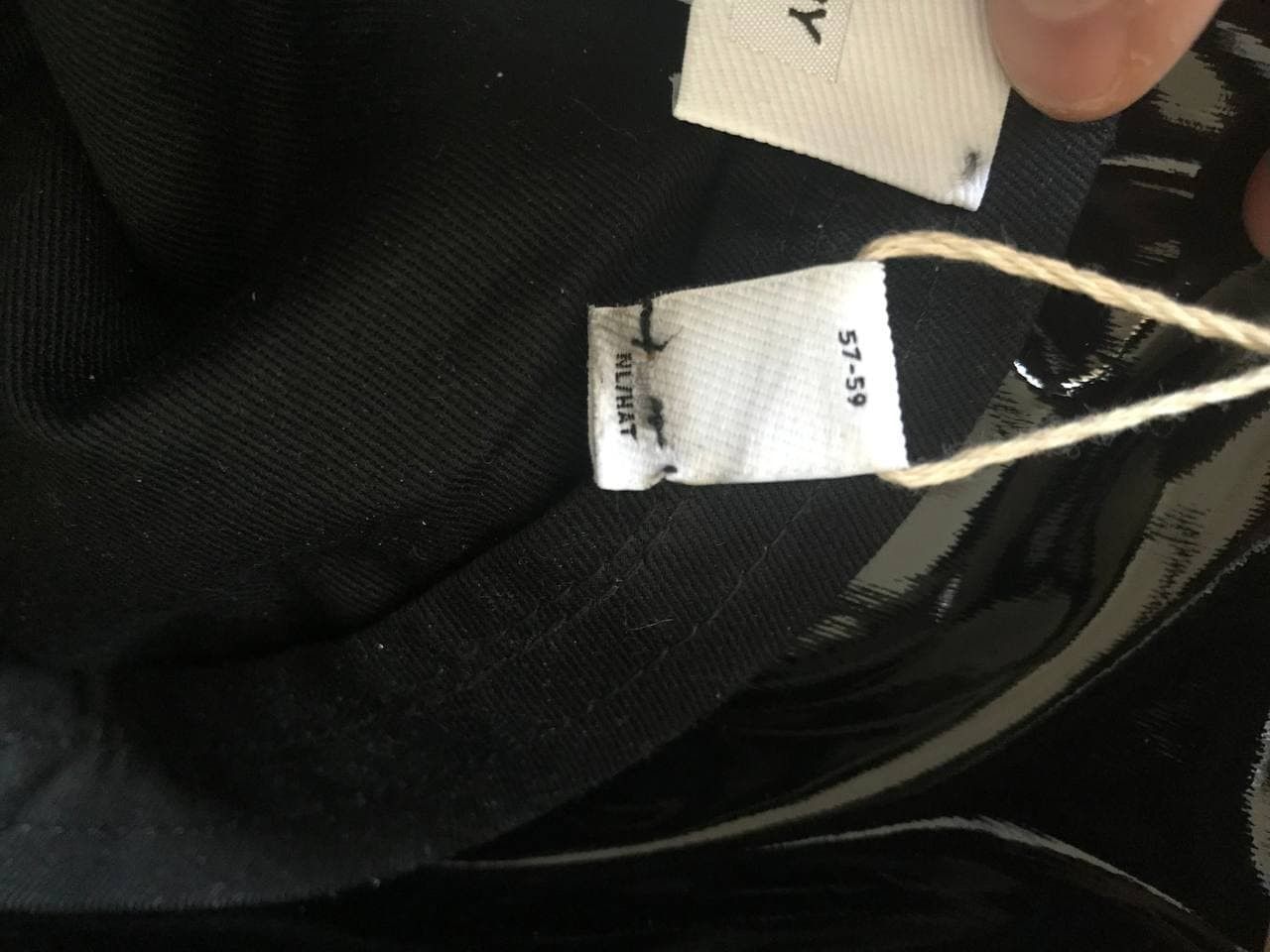 Burberry Burberry Vinyl Rain Hat from SS19 by Ricardo Tisci (0148) Size ONE SIZE - 17 Thumbnail