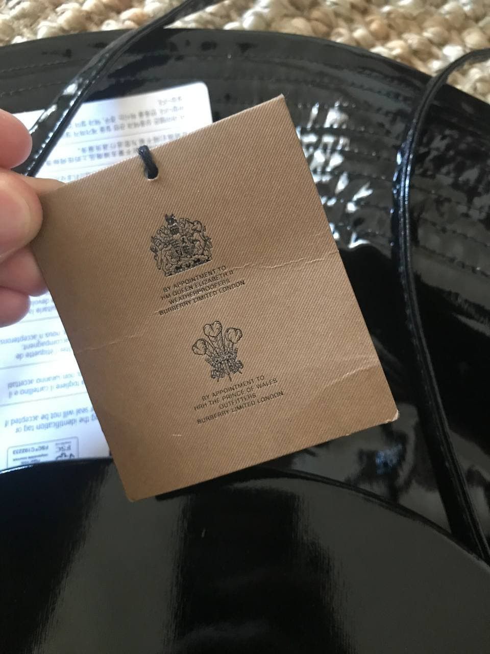 Burberry Burberry Vinyl Rain Hat from SS19 by Ricardo Tisci (0148) Size ONE SIZE - 22 Thumbnail