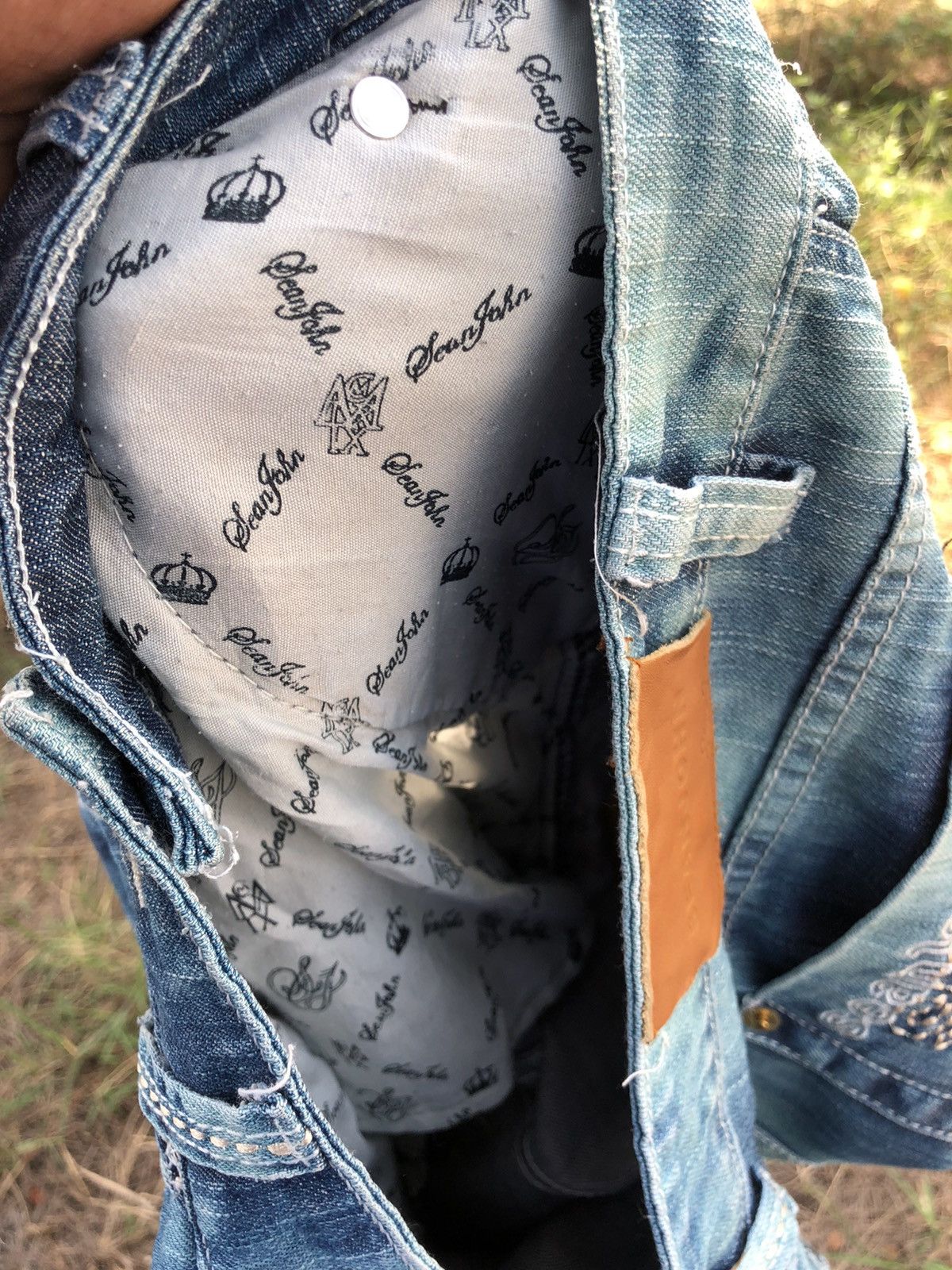 Sean John Sean John Premium patterned denim very nice design Size US 38 / EU 54 - 12 Thumbnail