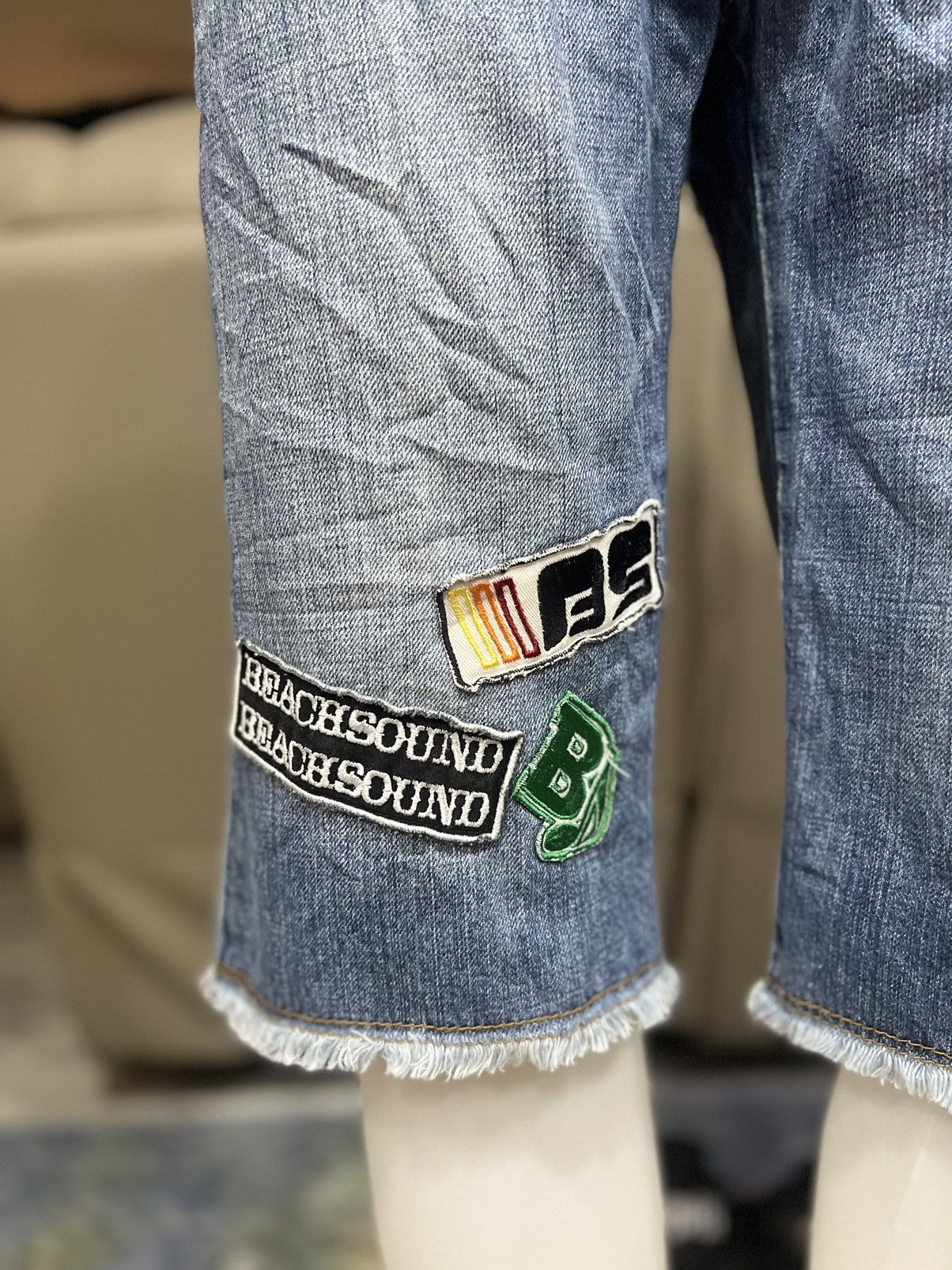 Japanese Brand × Vintage Vintage Beach Sound Patch Short Pant Size US 31 - 5 Thumbnail