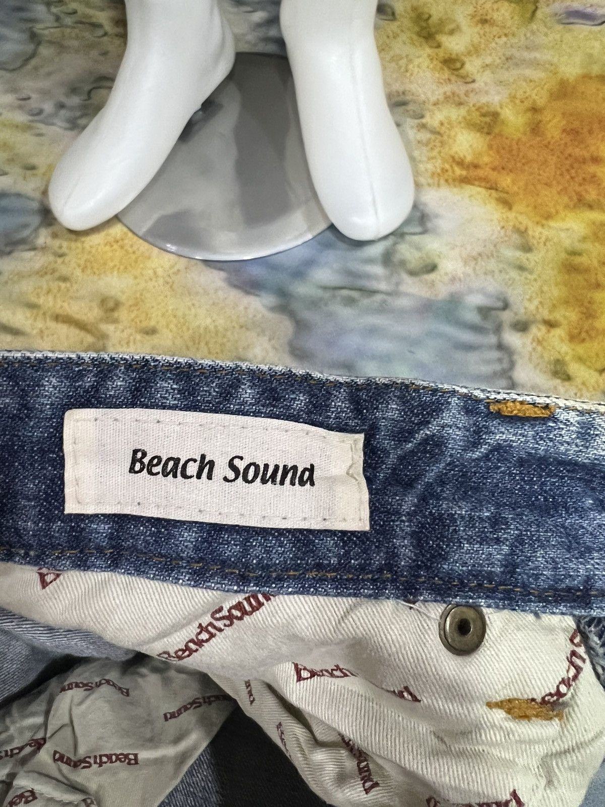 Japanese Brand × Vintage Vintage Beach Sound Patch Short Pant Size US 31 - 9 Thumbnail