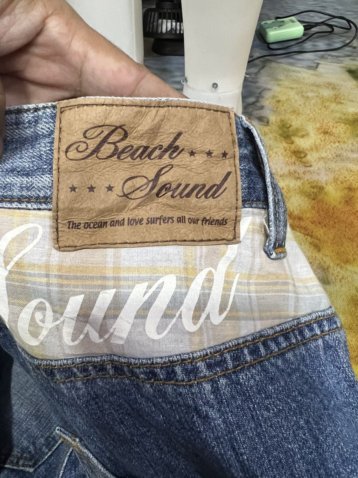 Japanese Brand × Vintage Vintage Beach Sound Patch Short Pant Size US 31 - 8 Thumbnail