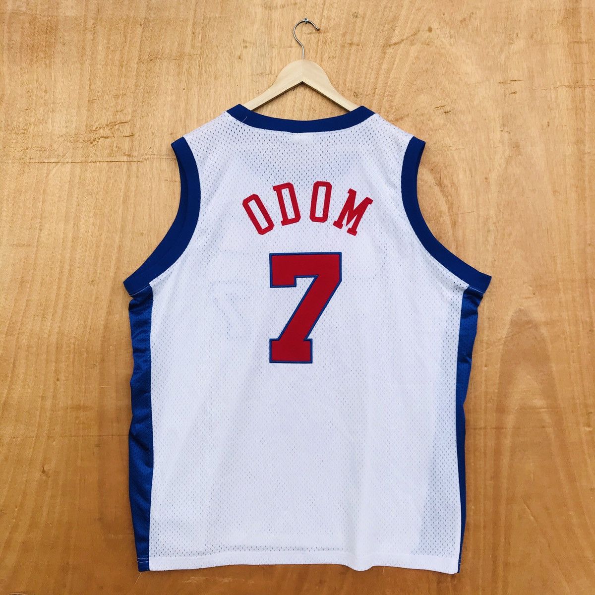 NBA Vintage NBA Lamar ODOM jersey ex-Lakers player/kobe bryant Size US XL / EU 56 / 4 - 6 Thumbnail