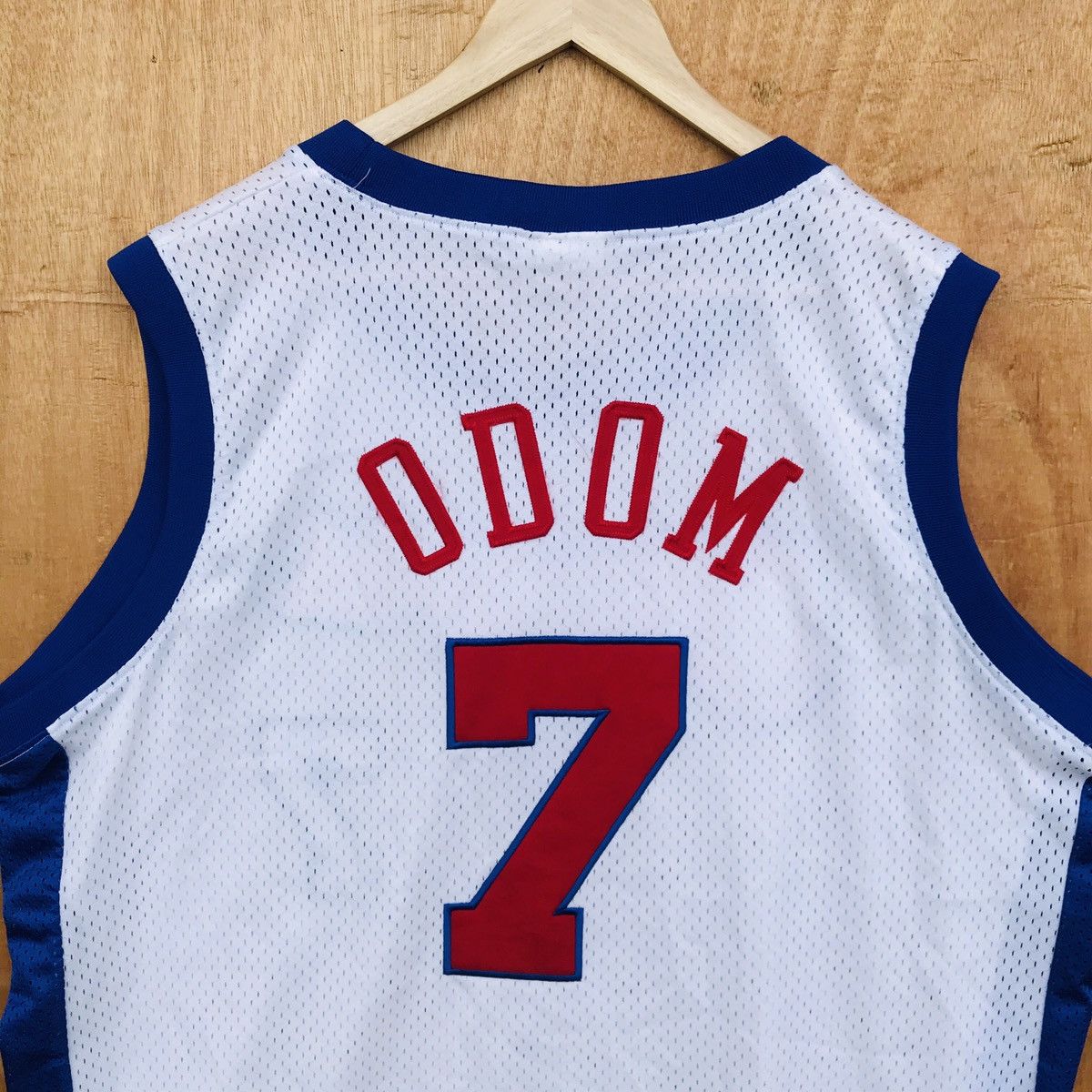 NBA Vintage NBA Lamar ODOM jersey ex-Lakers player/kobe bryant Size US XL / EU 56 / 4 - 7 Thumbnail