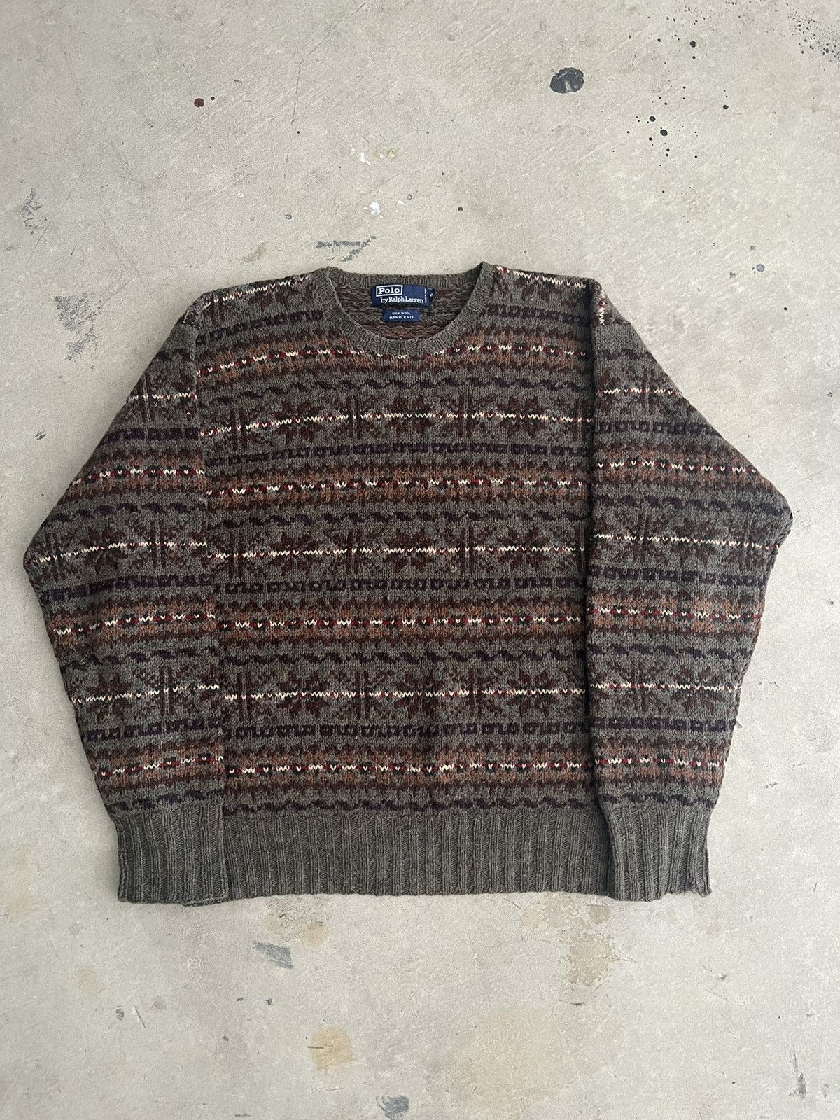 Polo Ralph Lauren Polo Ralph Lauren Hand Knit Sweater Grailed