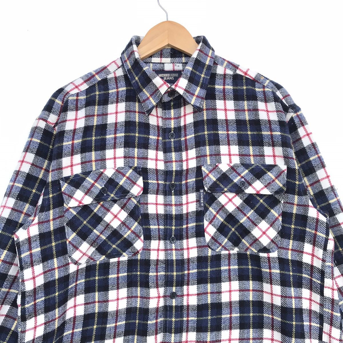 Flannel ❗️Michiko London❗️Flannel checkered buttom up Size US L / EU 52-54 / 3 - 3 Thumbnail