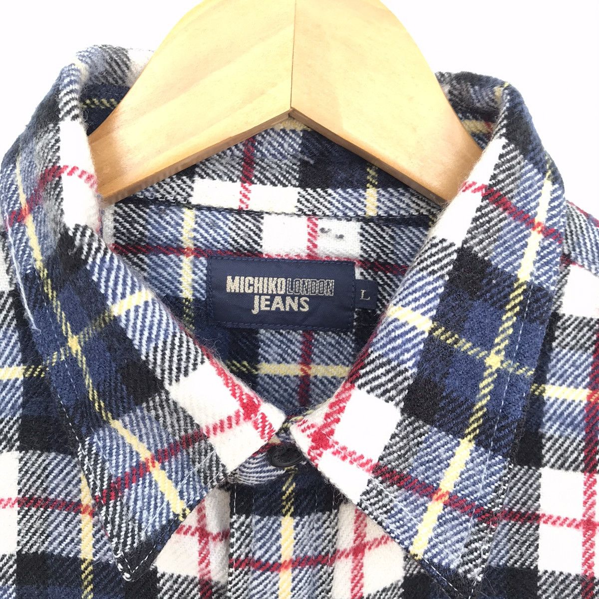 Flannel ❗️Michiko London❗️Flannel checkered buttom up Size US L / EU 52-54 / 3 - 5 Thumbnail