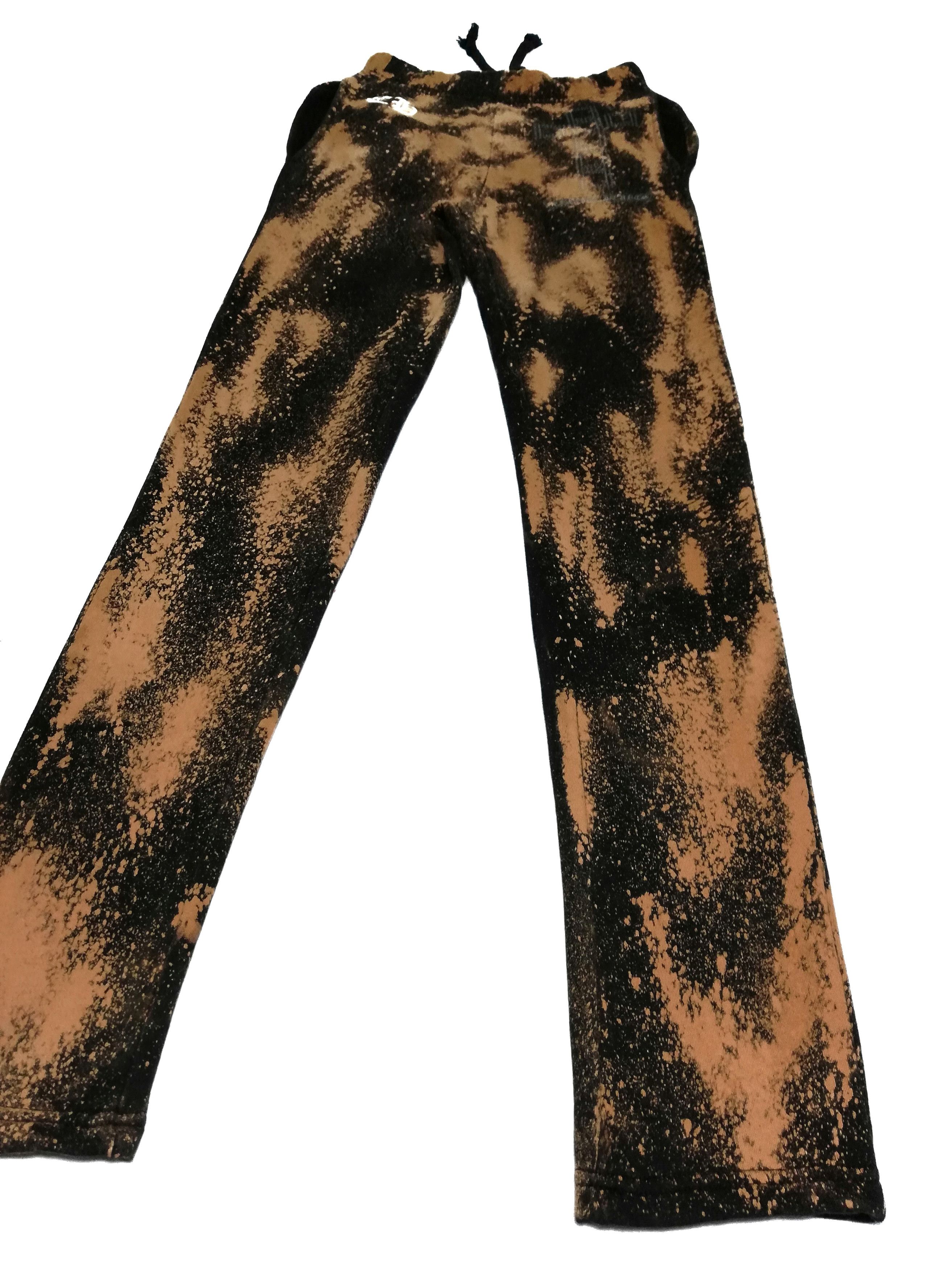 Chrome Hearts 🔥Dope! Chrome Hearts Cross Customized Asid Wash Sweatpants Size US 29 - 4 Thumbnail
