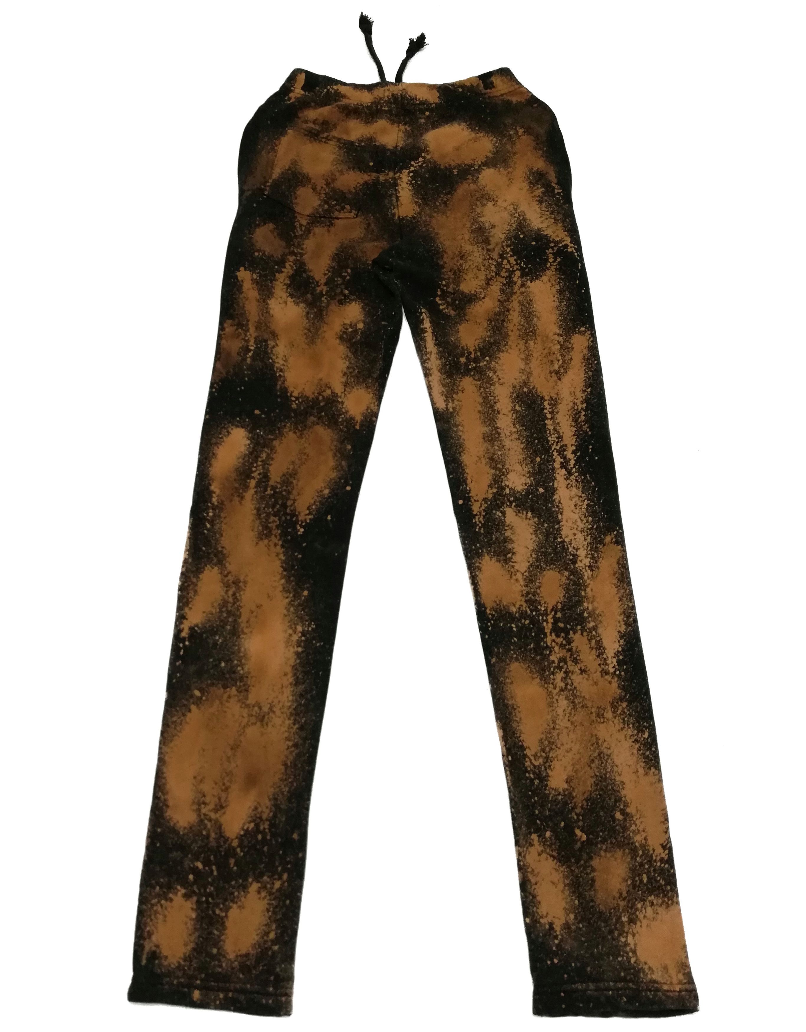 Chrome Hearts 🔥Dope! Chrome Hearts Cross Customized Asid Wash Sweatpants Size US 29 - 16 Thumbnail