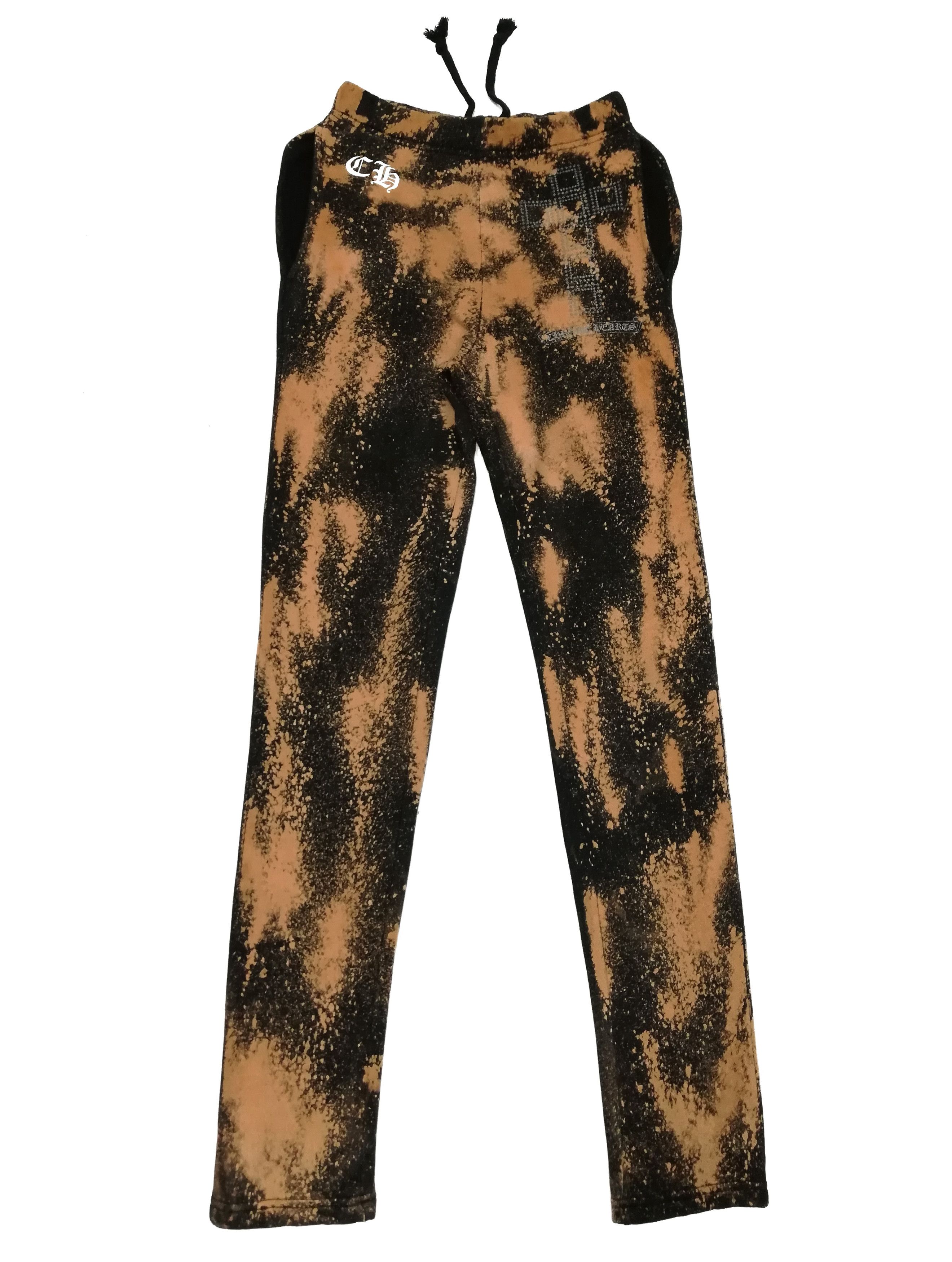 Chrome Hearts 🔥Dope! Chrome Hearts Cross Customized Asid Wash Sweatpants Size US 29 - 2 Thumbnail