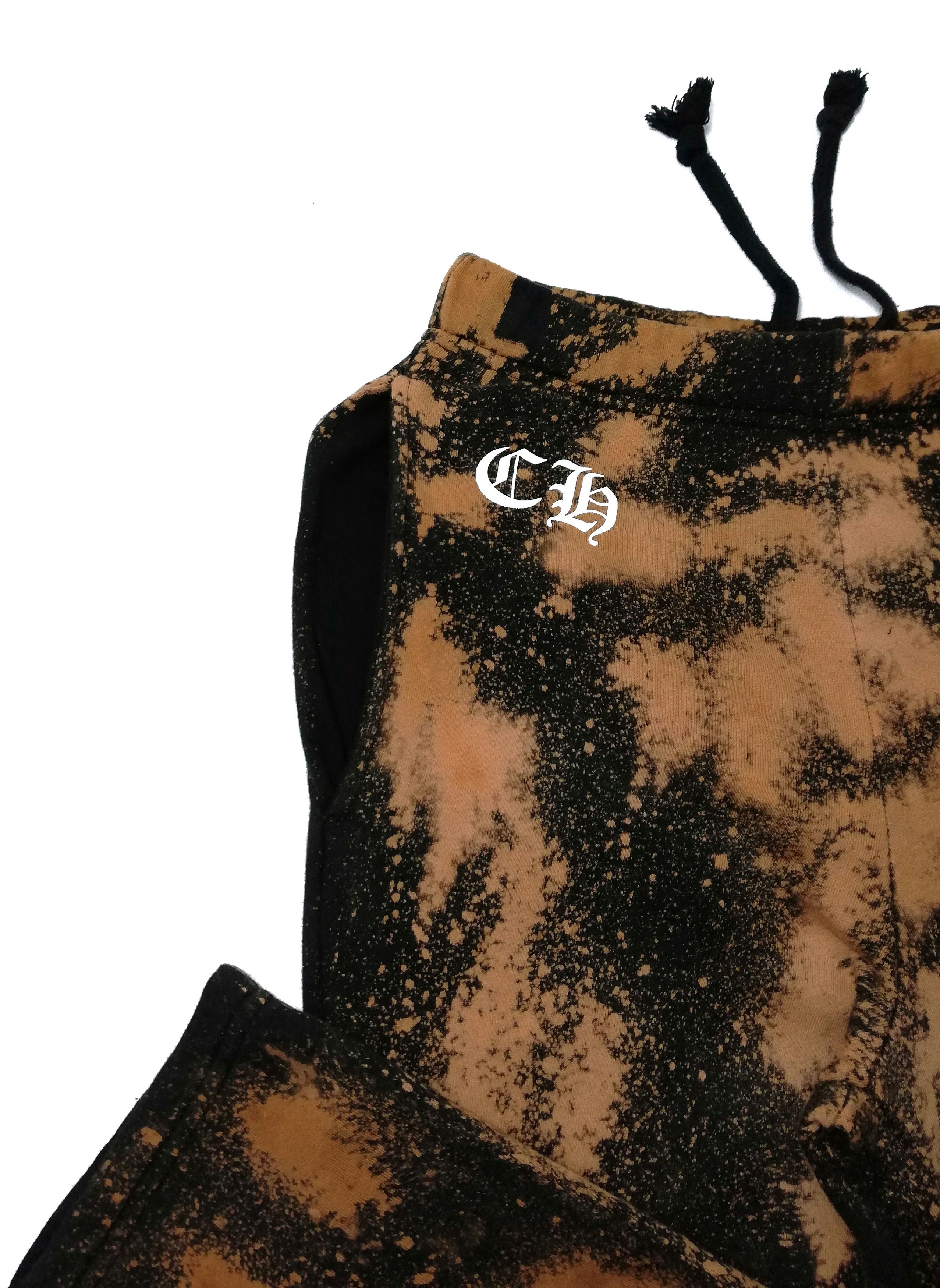 Chrome Hearts 🔥Dope! Chrome Hearts Cross Customized Asid Wash Sweatpants Size US 29 - 6 Thumbnail