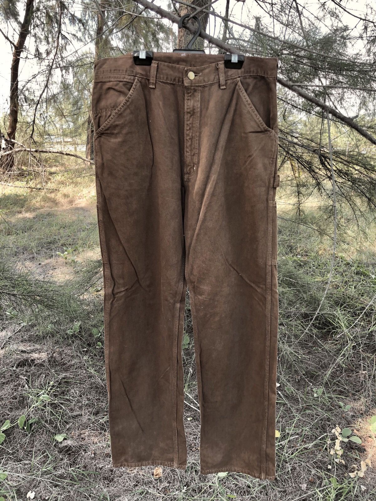 Carhartt × Carhartt Wip Vintage CARHATT workwear made in Japan / carpenter pants Size US 34 / EU 50 - 1 Thumbnail