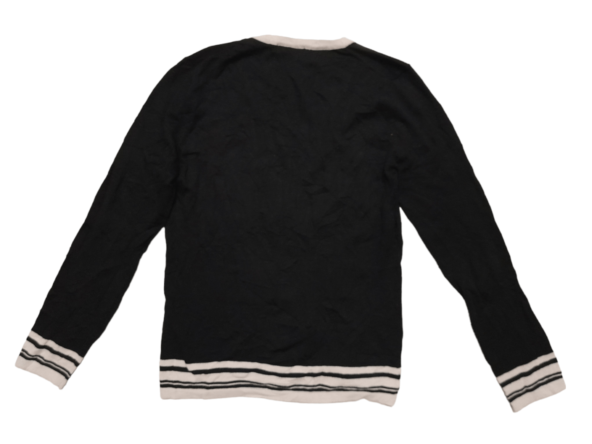 Designer × Yohji Yamamoto Ined Yohji Yamamoto Cardigan Sweater (E469) Size S / US 4 / IT 40 - 4 Thumbnail