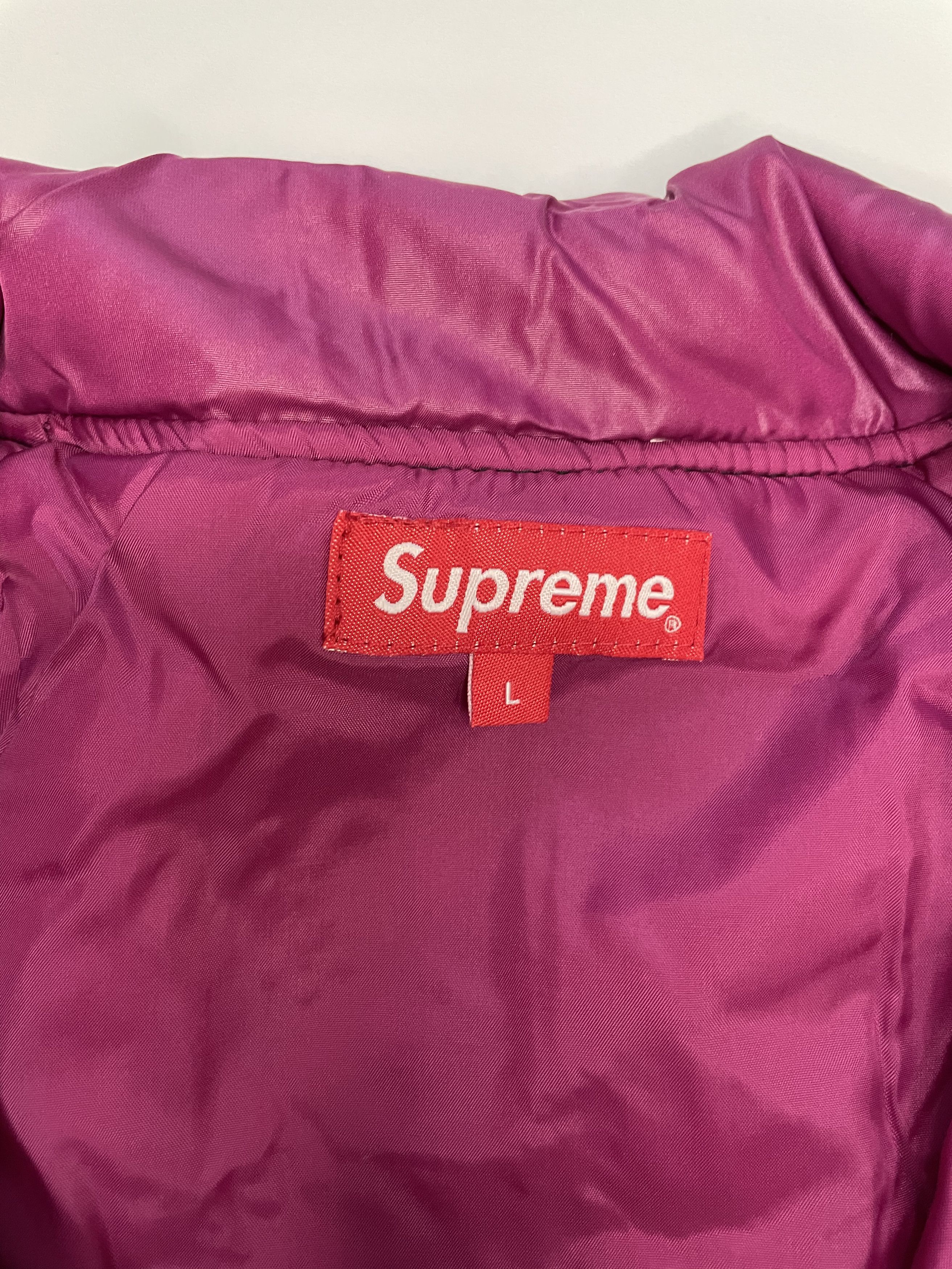 Supreme Supreme Box Logo Contrast Stitch Pullover Purple (0092) Size US L / EU 52-54 / 3 - 10 Thumbnail