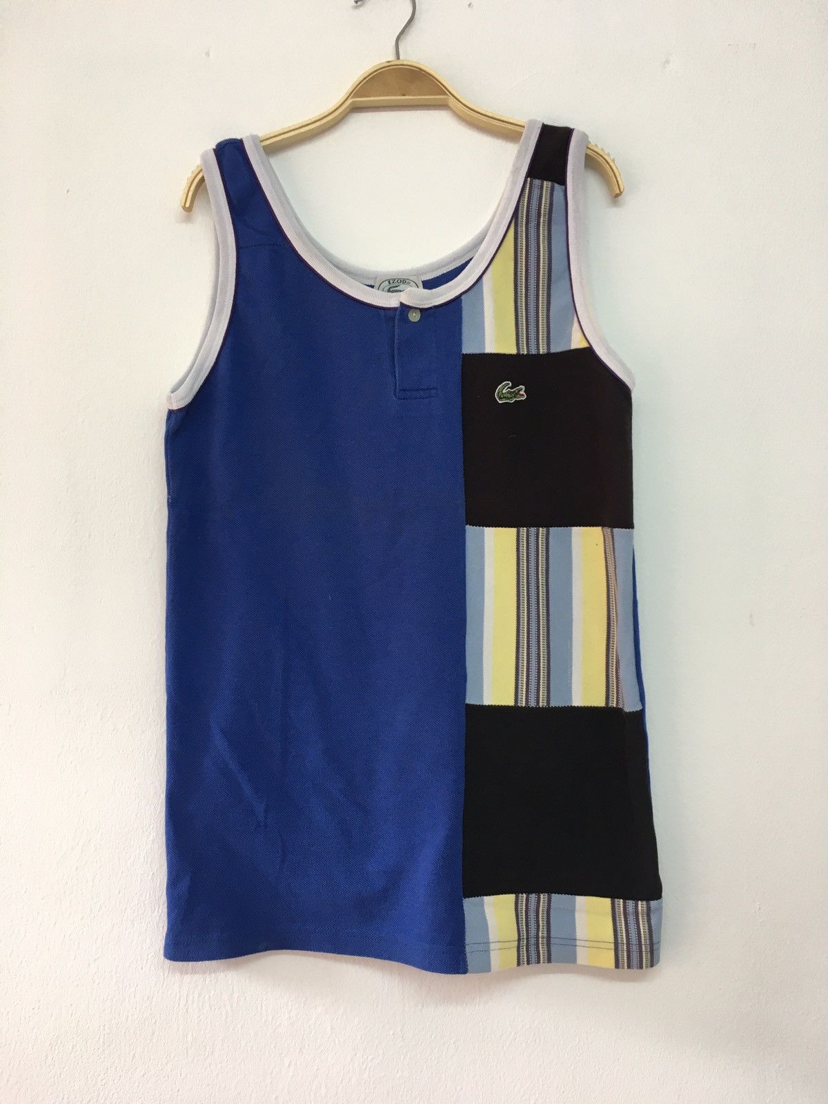 Lacoste vintage lacoste patchwork tank Size US M / EU 48-50 / 2 - 1 Thumbnail