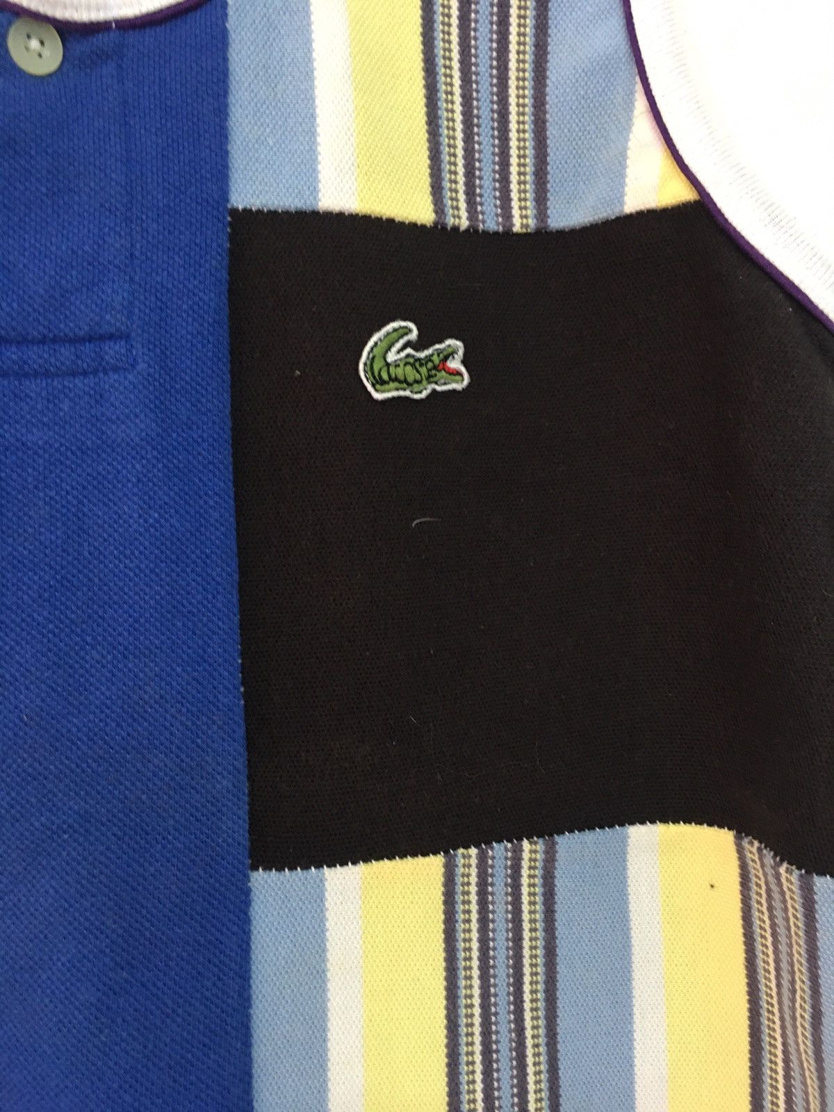 Lacoste vintage lacoste patchwork tank Size US M / EU 48-50 / 2 - 3 Thumbnail