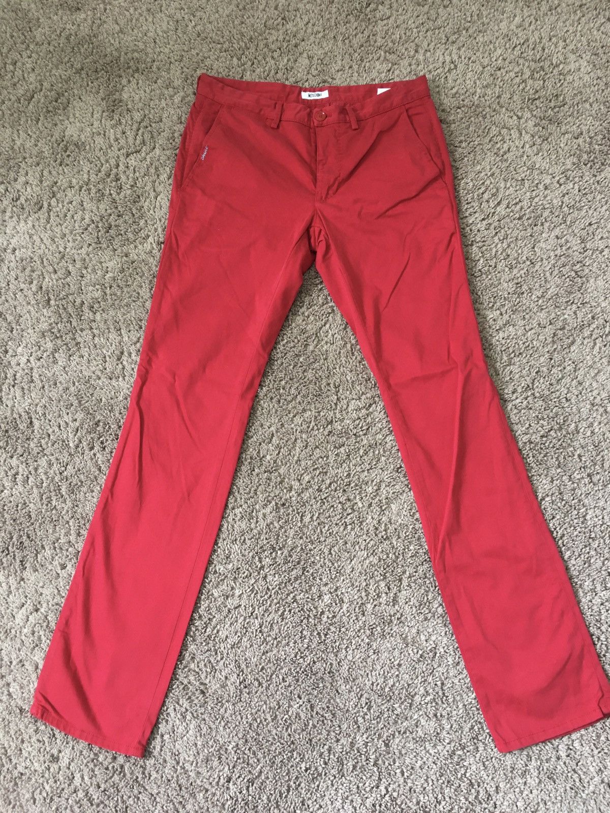 Moschino moschino chinos red Size US 30 / EU 46 - 1 Thumbnail