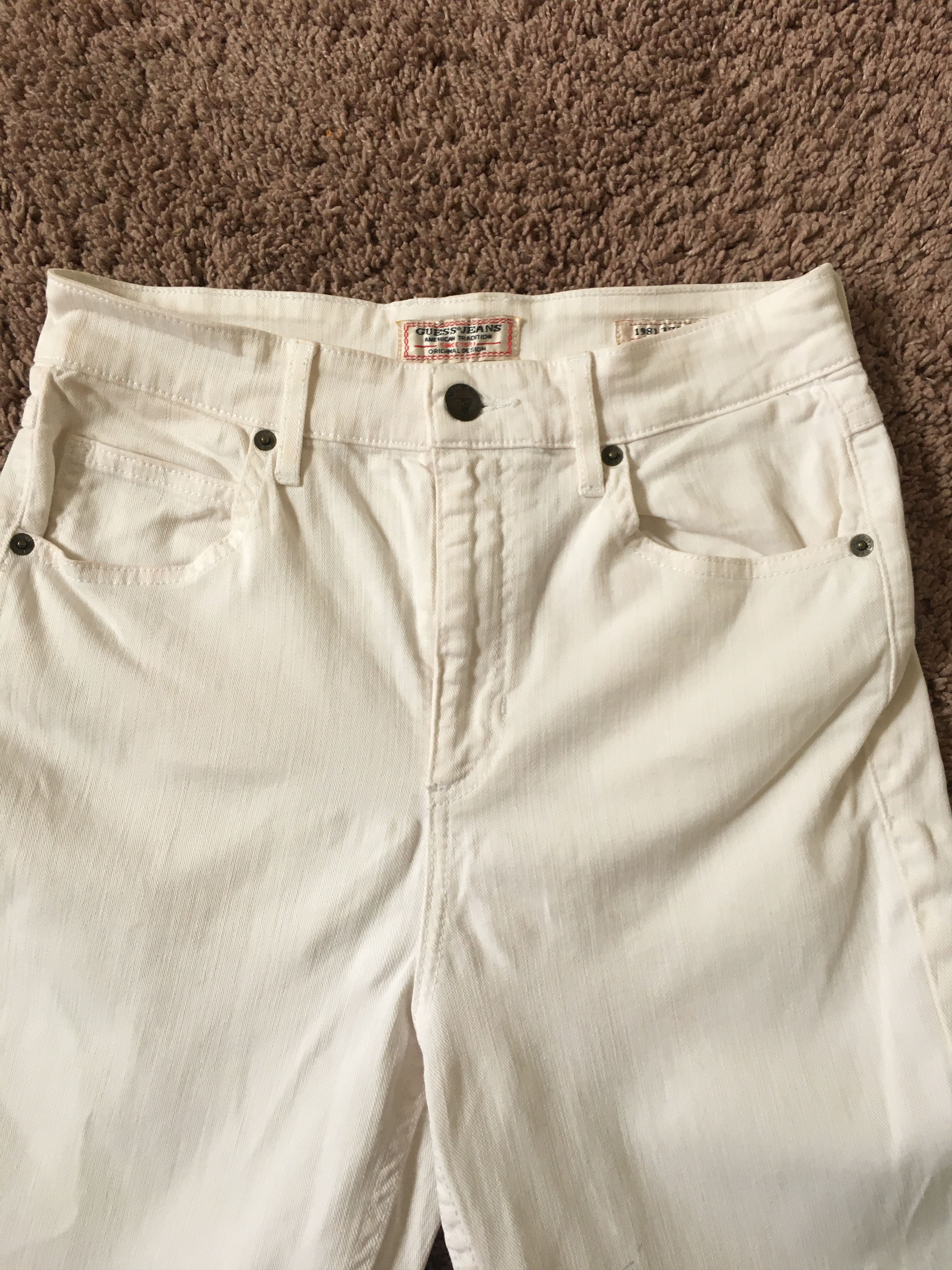Guess white jeans Size US 28 / EU 44 - 5 Thumbnail