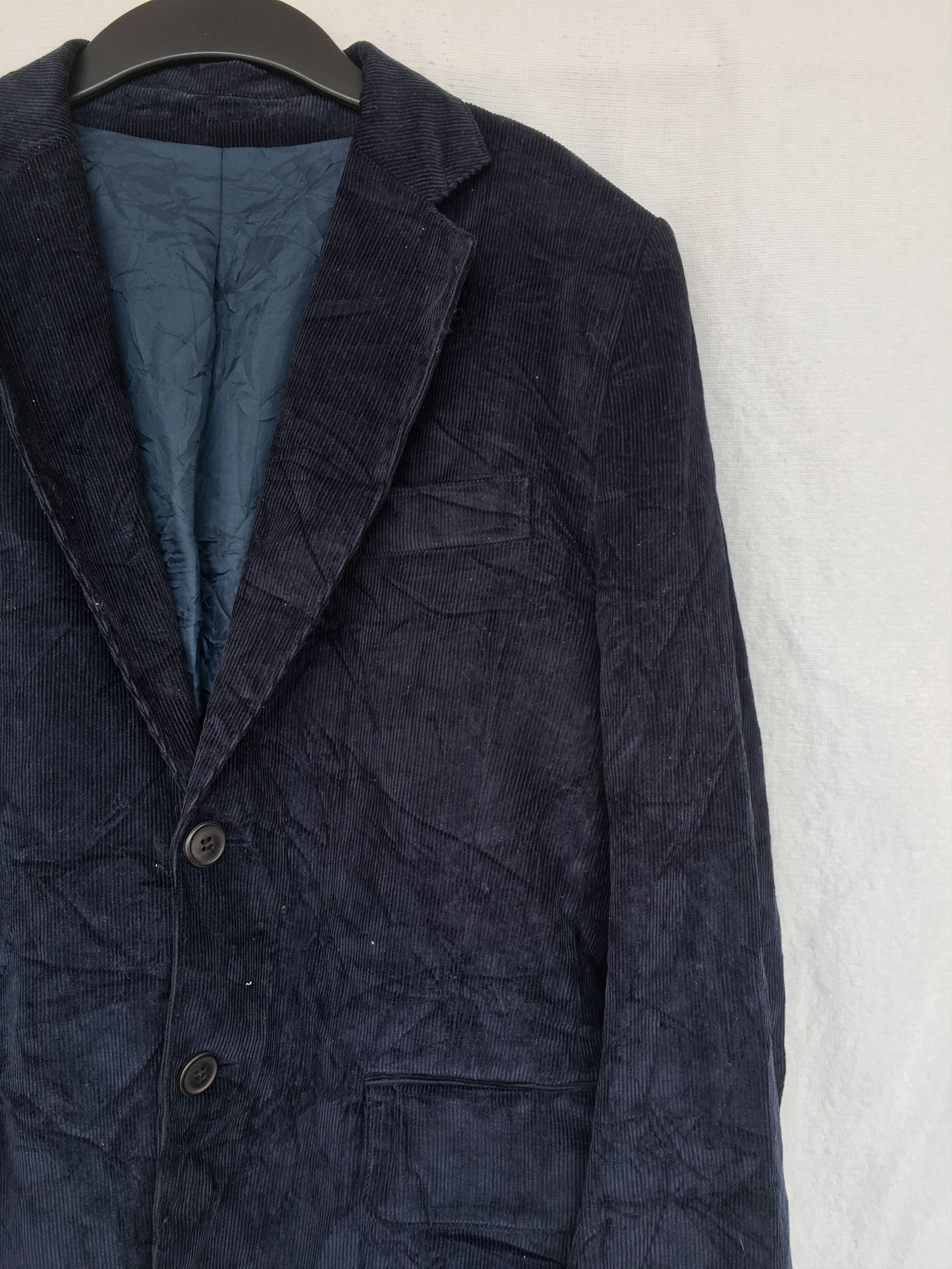 A.P.C. dark blue corduroy blazer Size US XS / EU 42 / 0 - 4 Thumbnail